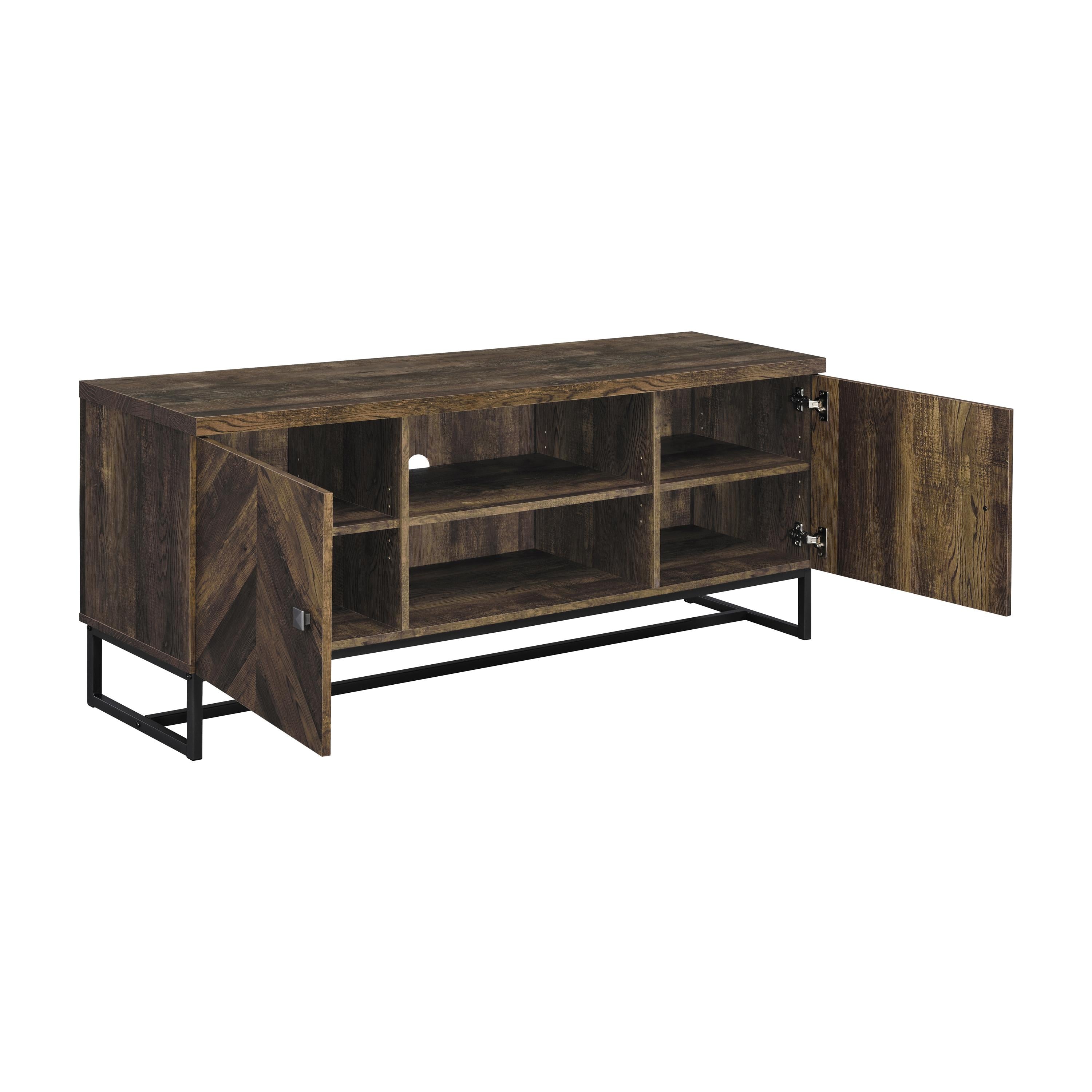 Coaster Furniture Myles TV Stand with Cable Management 736052 IMAGE 3