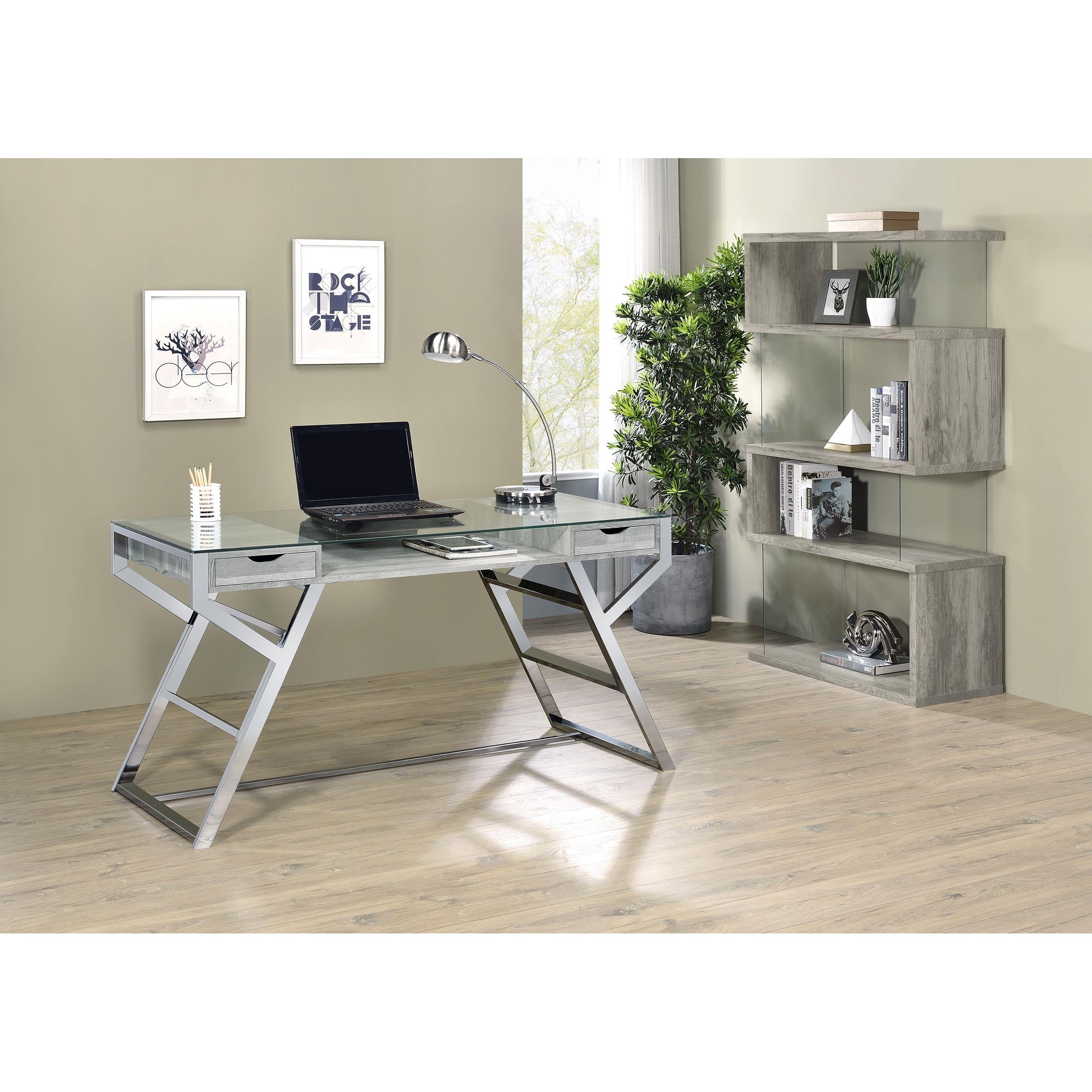 Diamond Modern Furniture COA Bookcases 4-Shelf 802340 IMAGE 8
