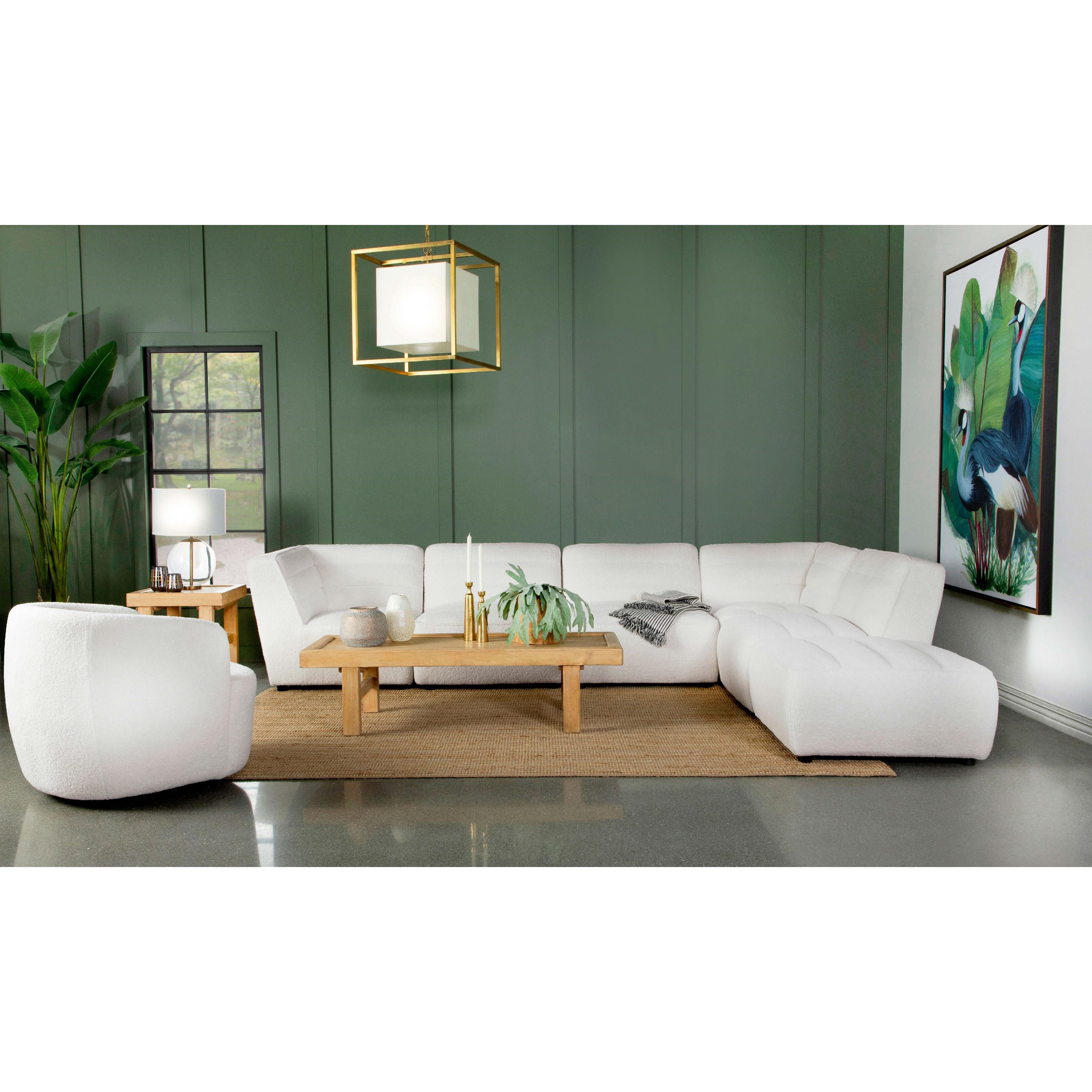 Diamond Modern Furniture COA Hudson Swivel Fabric Accent Chair 905726 IMAGE 10