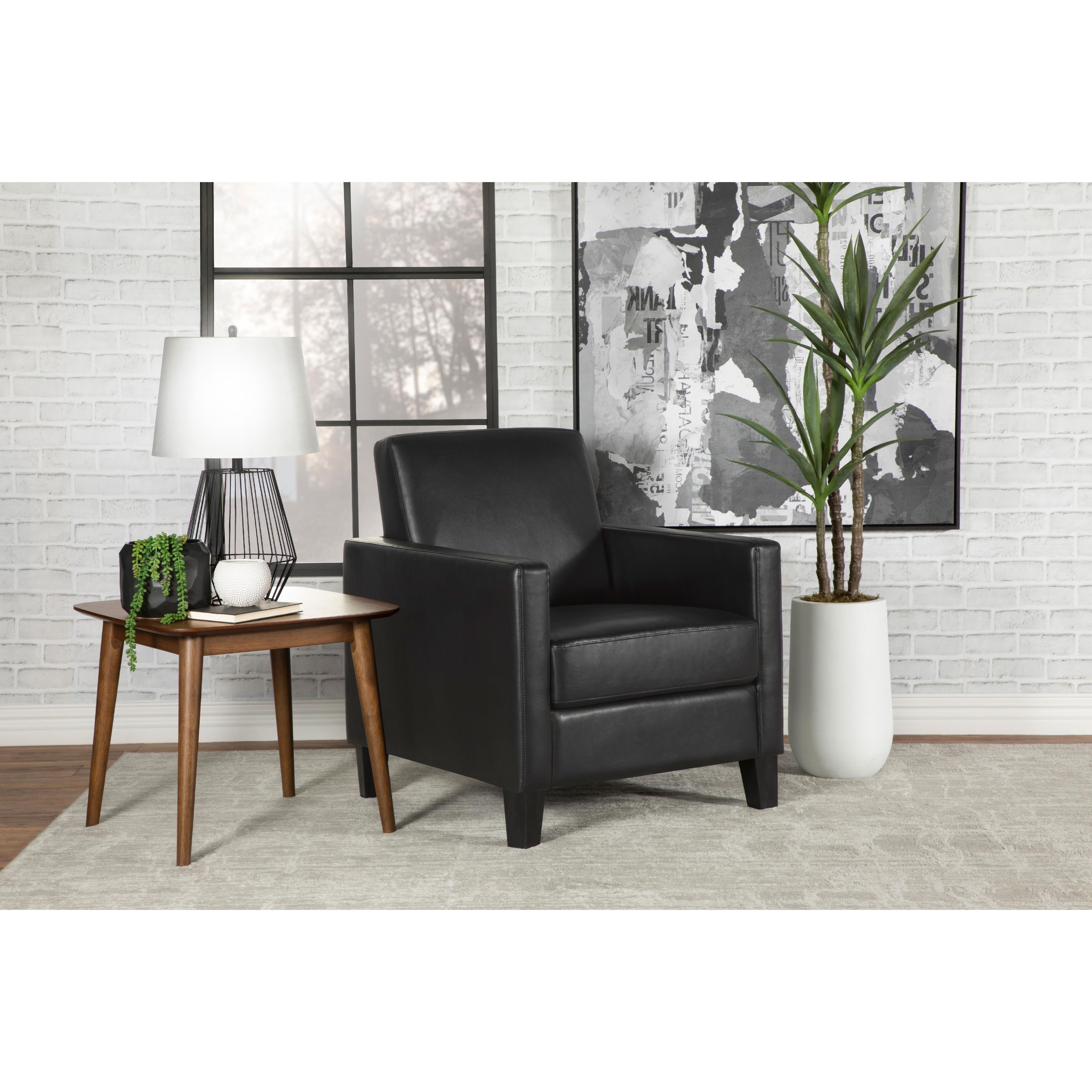Diamond Modern Furniture COA Julio Stationary Leatherette Accent Chair 909478 IMAGE 9