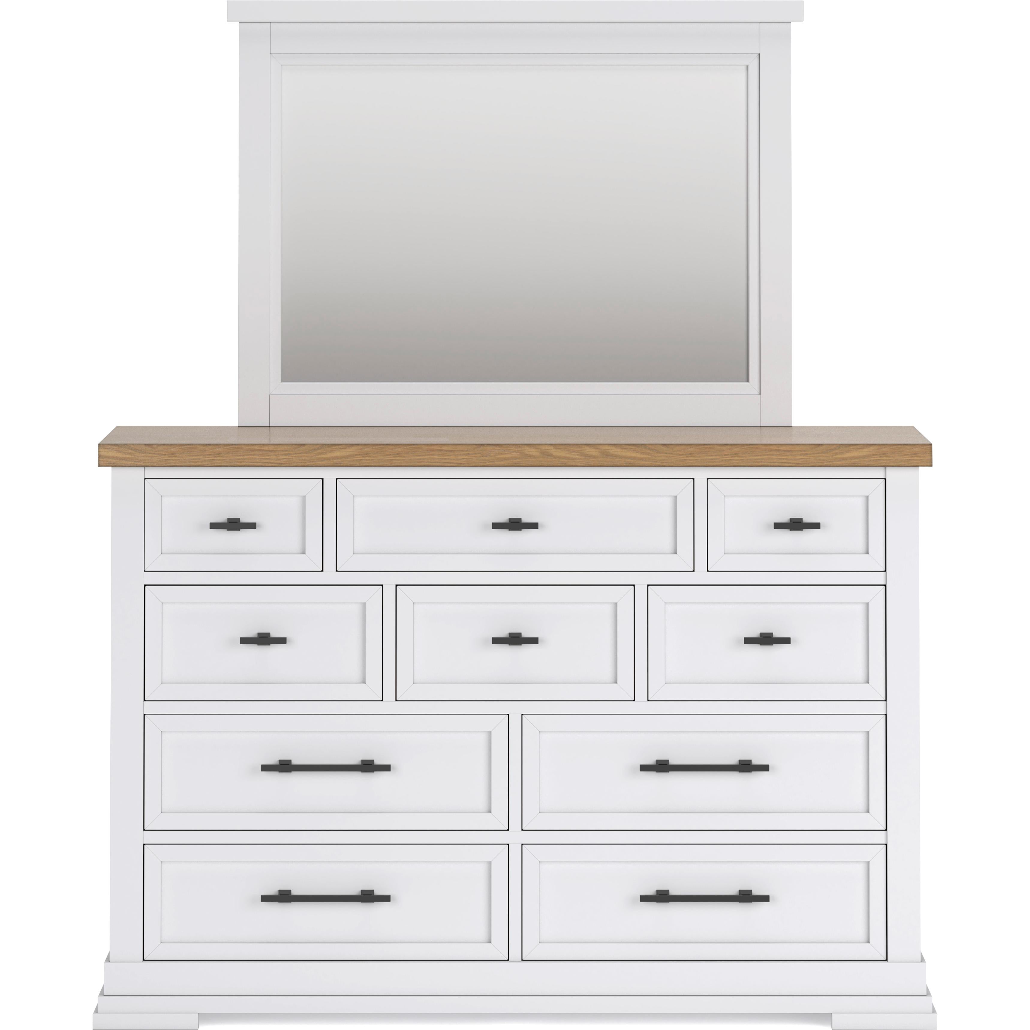 Benchcraft Ashbryn 10-Drawer Dresser with Mirror B844-31/B844-36 IMAGE 3