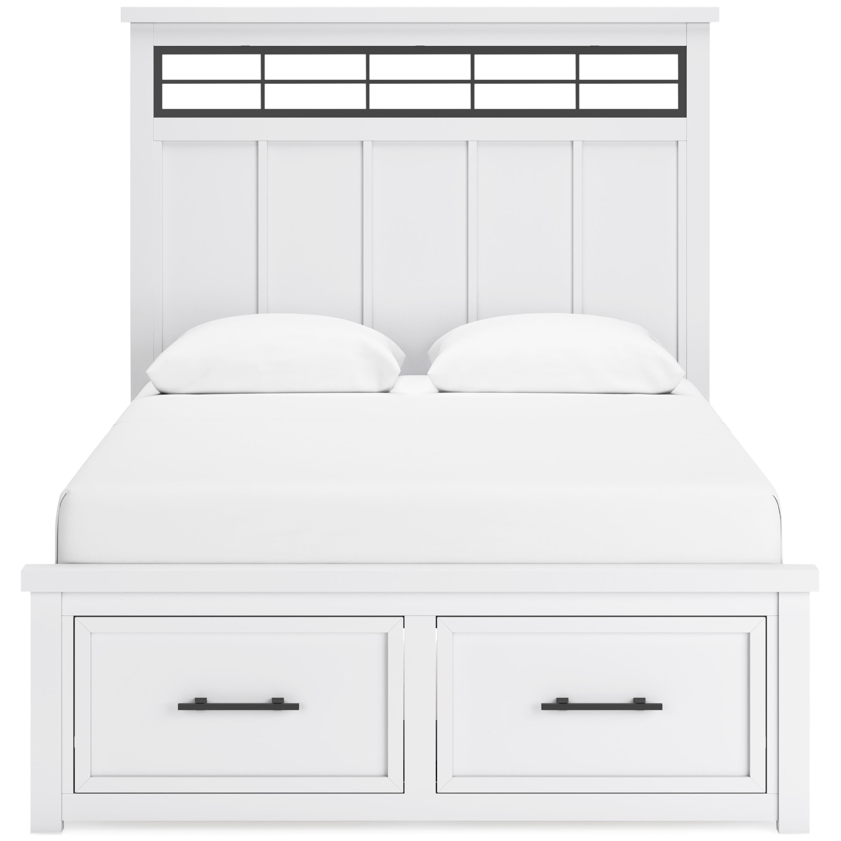 Benchcraft Ashbryn Queen Panel Bed with Storage B844-57/B844-54S/B844-97 IMAGE 2