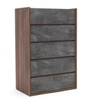Nova Domus Rado Modern Walnut & Stucco Chest