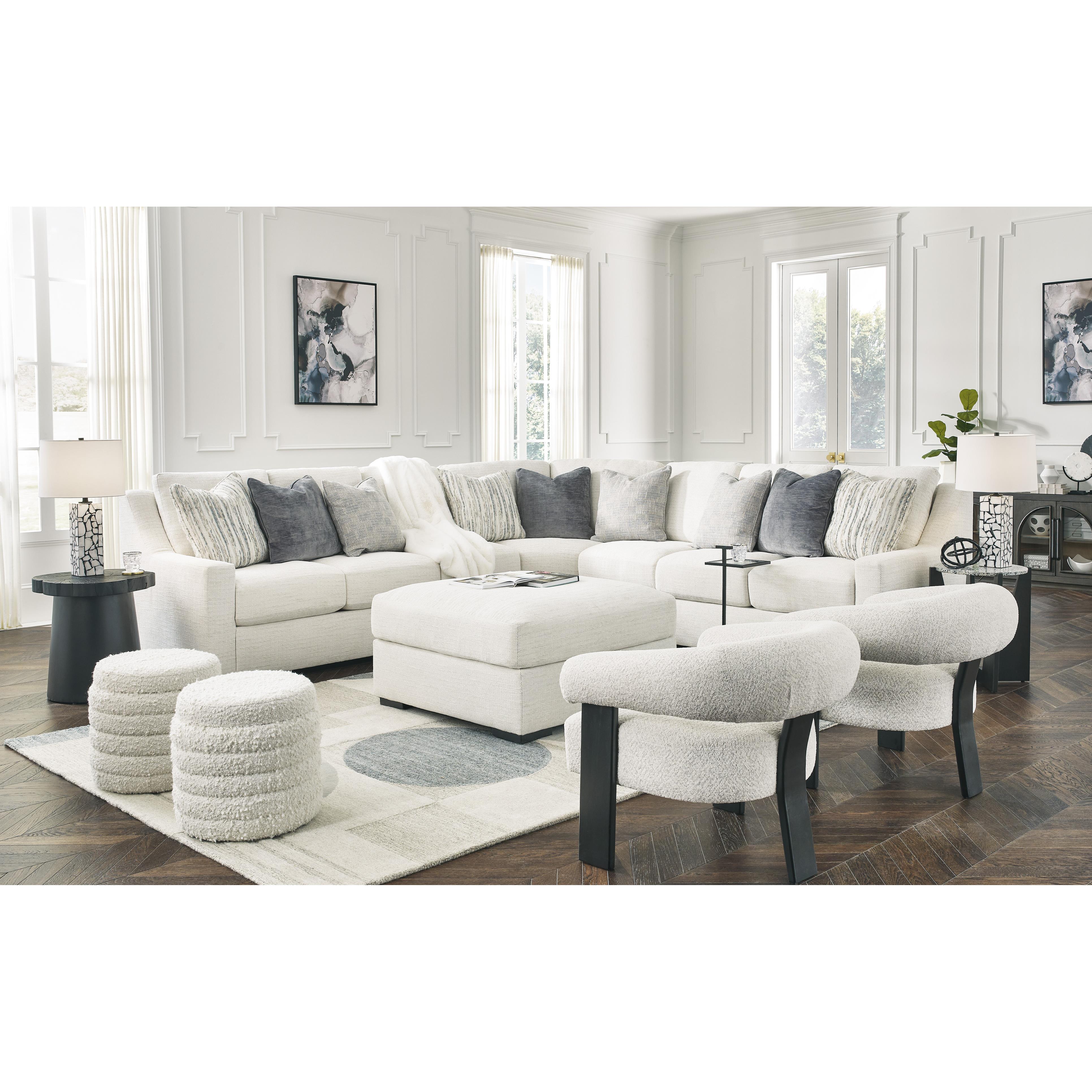 Millennium Accomplished Fabric Ottoman 2570408 IMAGE 13
