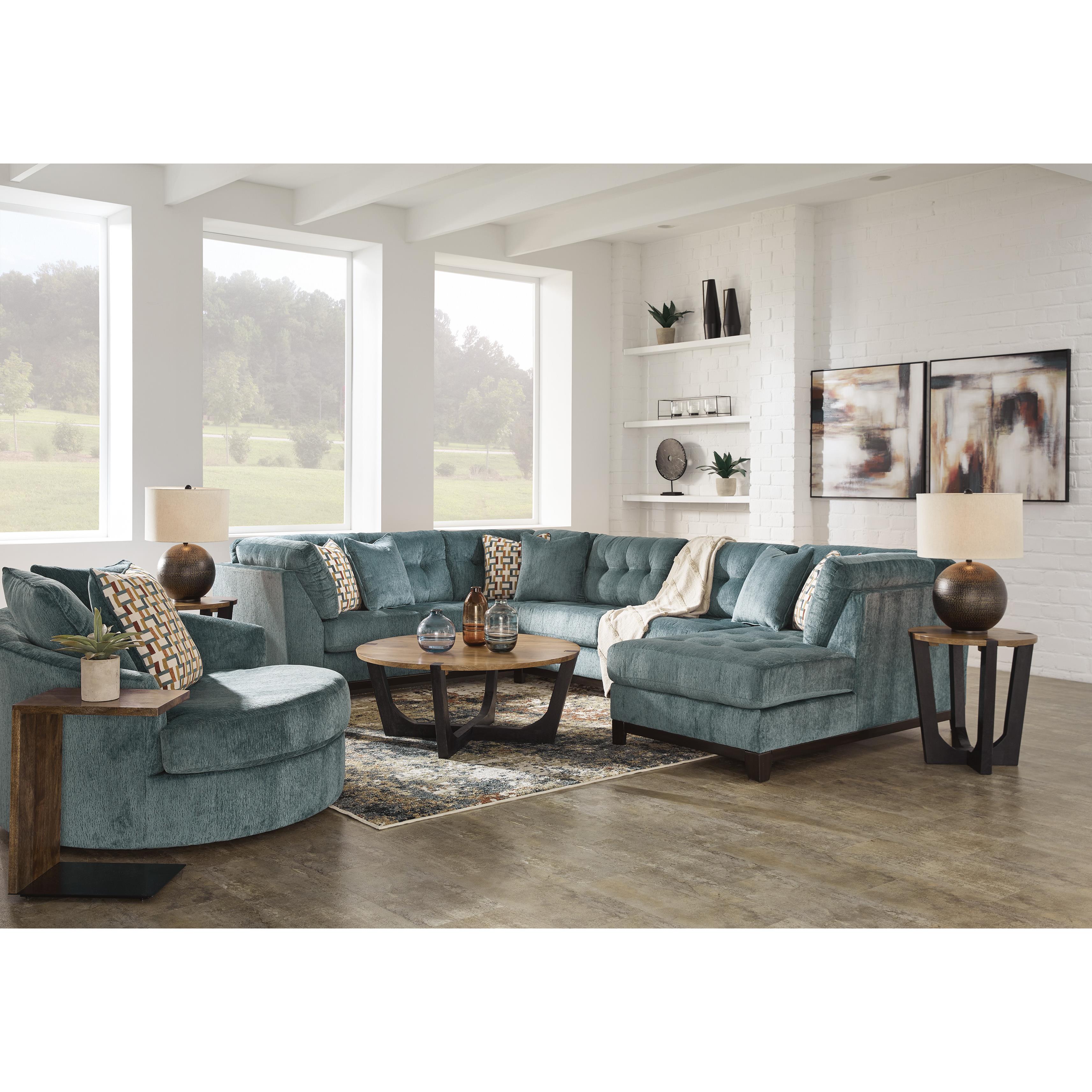 Ashley Laylabrook Swivel Fabric Accent Chair 9220621 IMAGE 6