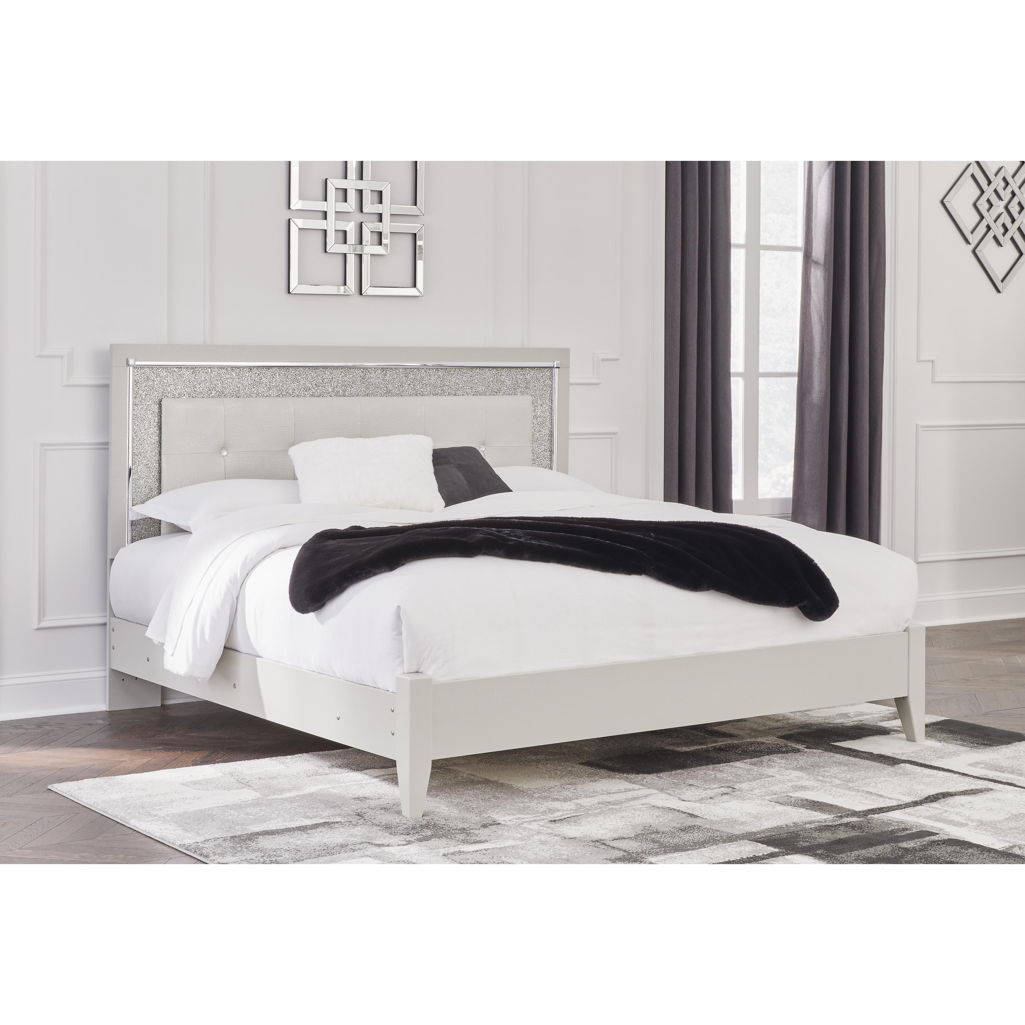 Signature Design by Ashley Zyniden King Upholstered Panel Bed B2114-58/B2114-56 IMAGE 5