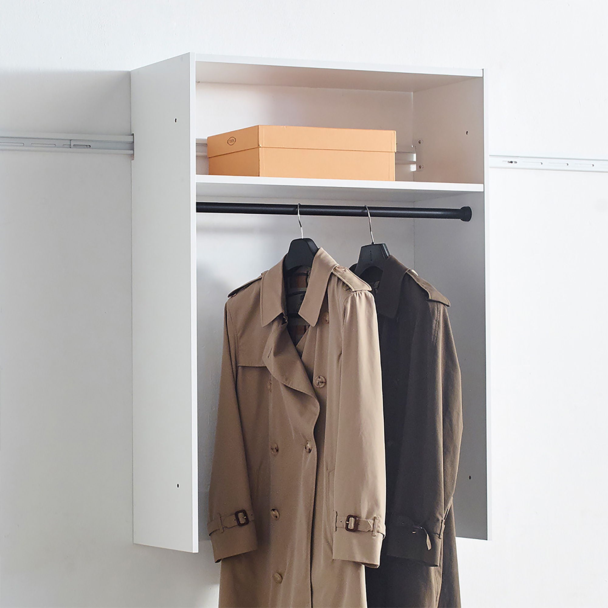 Devi - Wall Mounted Closet System With Modular Units