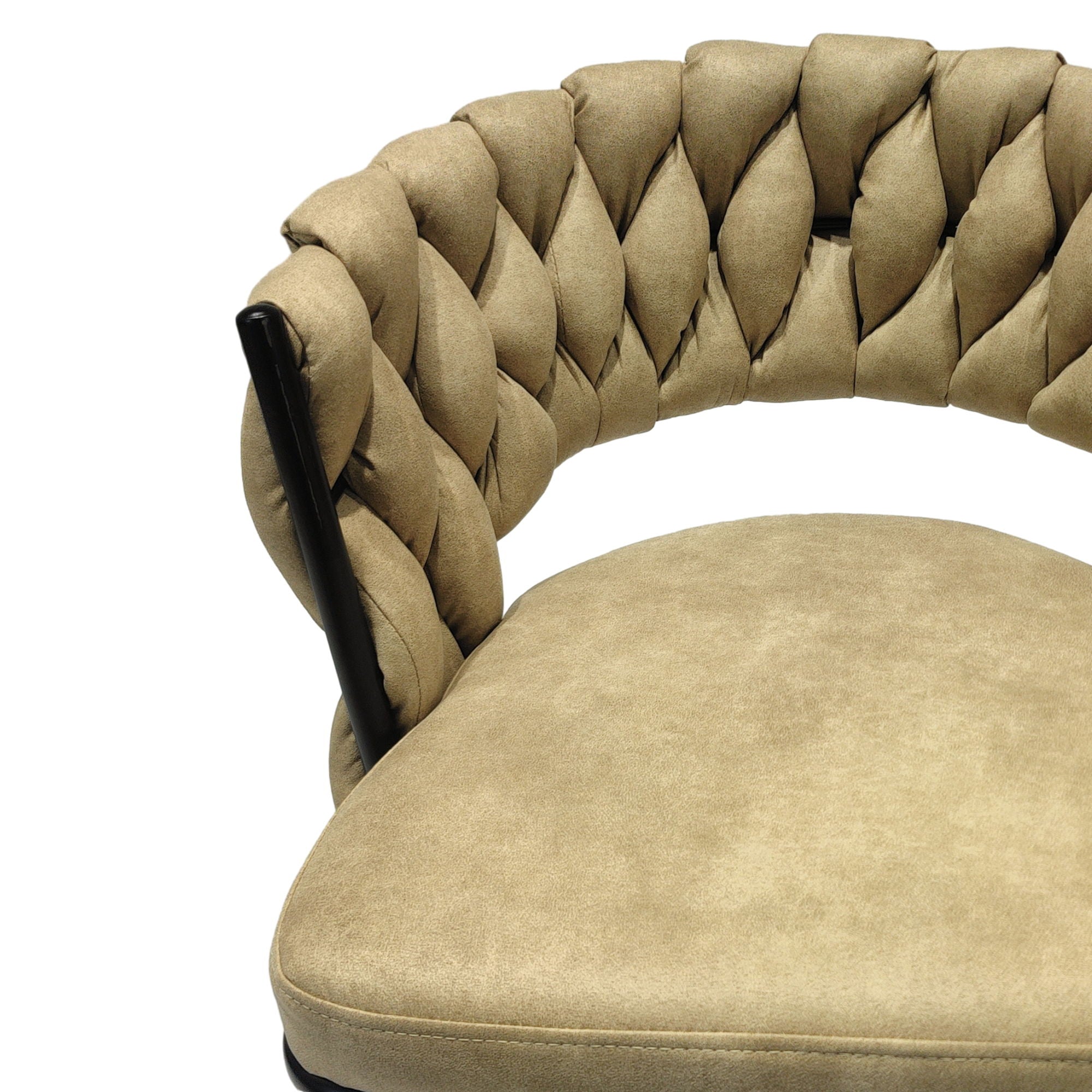 Bar Stool 360 Swivel With Back Footrest