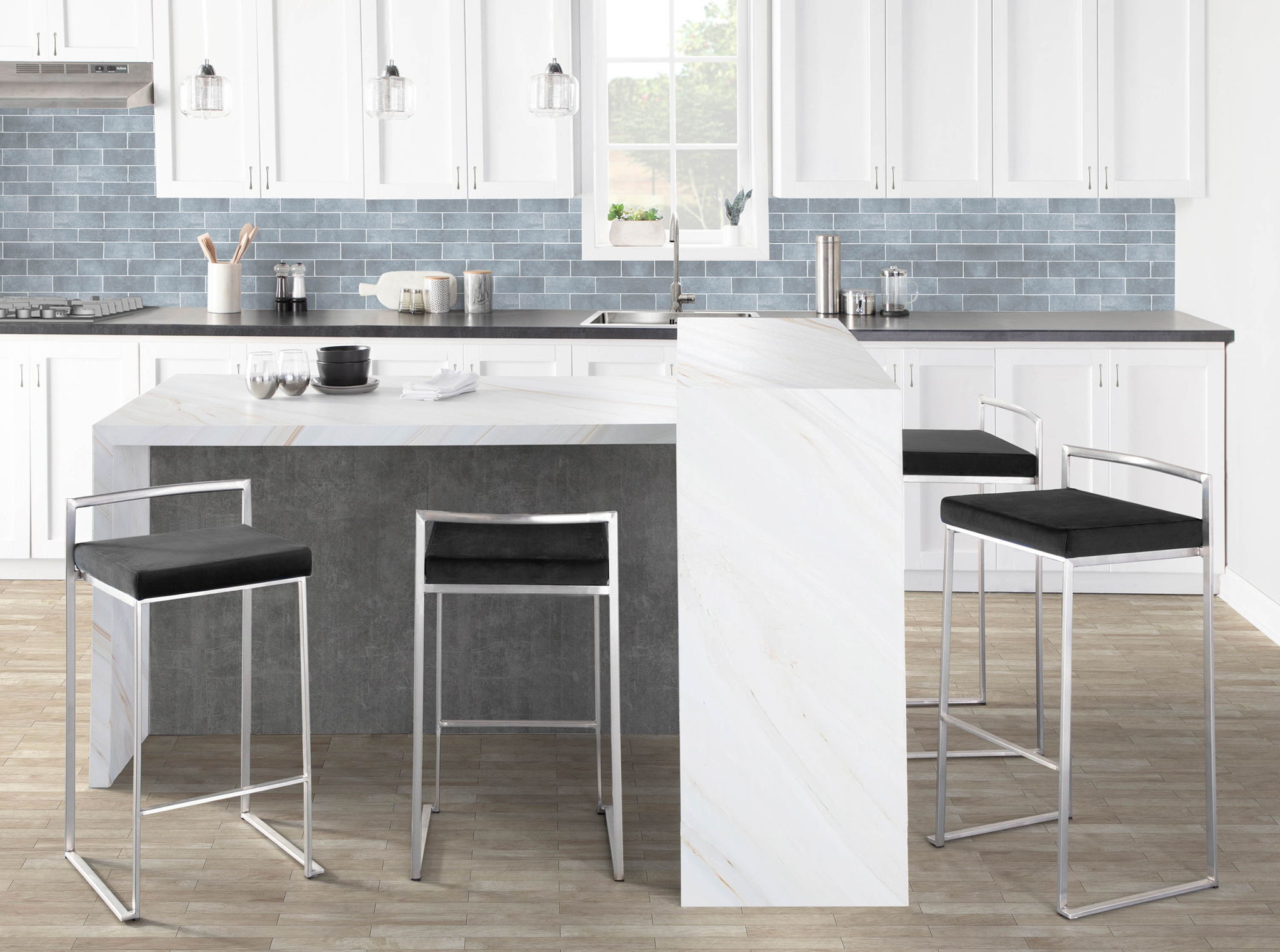 Fuji - Contemporary And Elegant Design Stackable Barstool