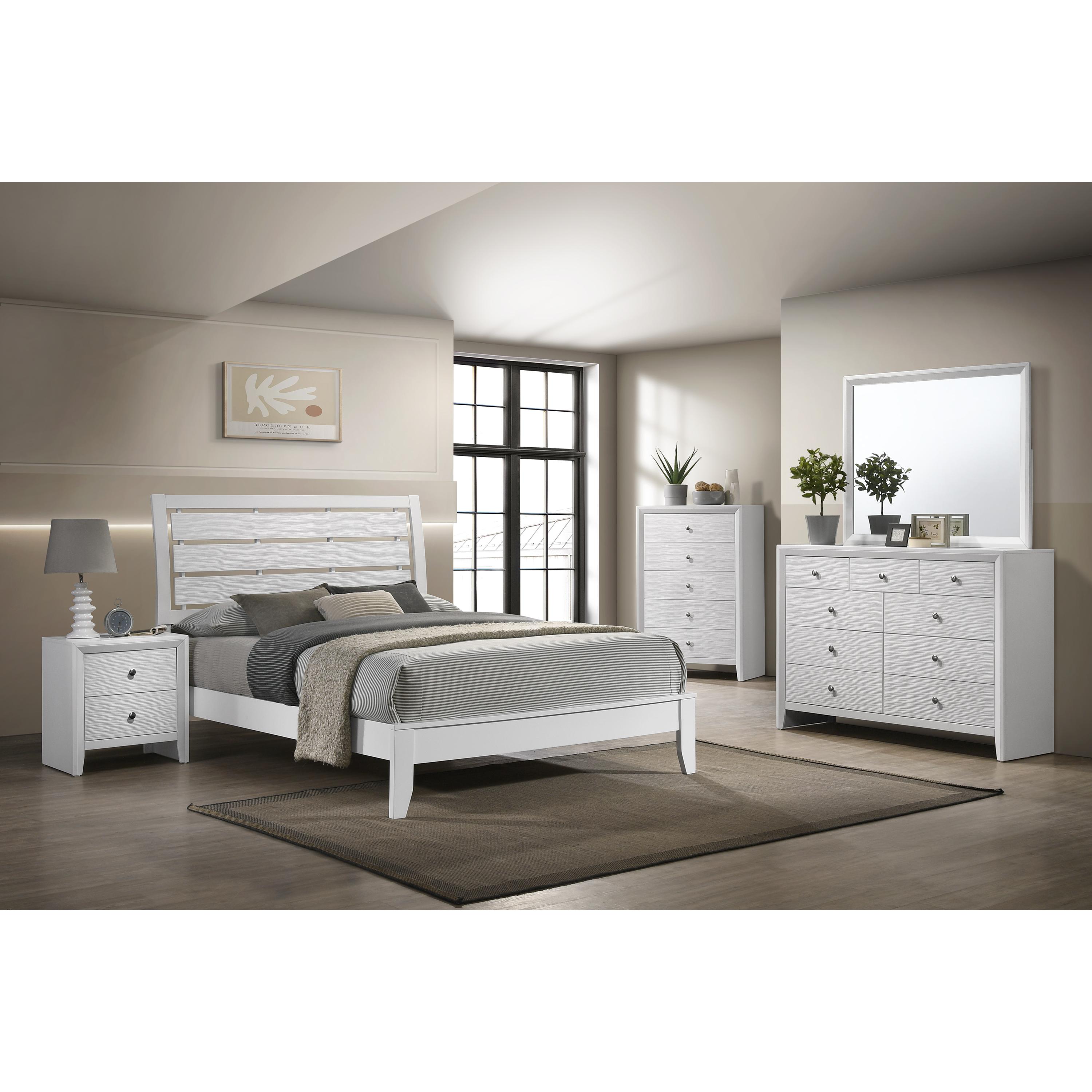 Crown Mark Evan Queen Panel Bed B4710-Q-HBFB/B4710-Q-RAIL IMAGE 2