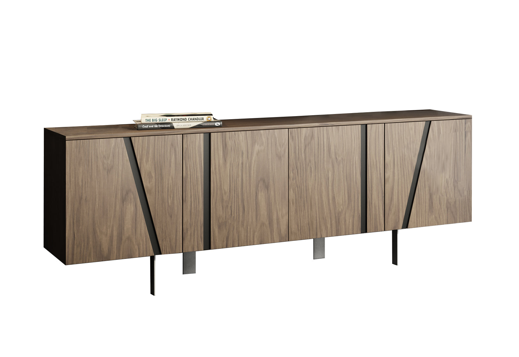 Modrest Mario - Modern Walnut Veneer Buffet