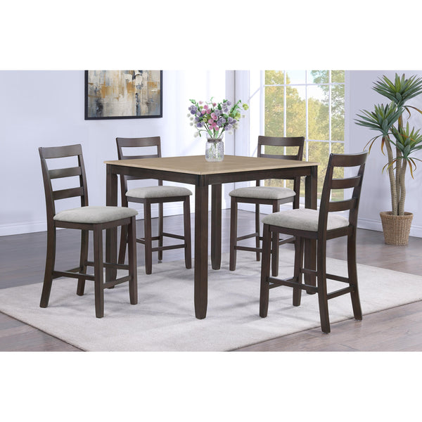Crown Mark Branson 5 pc Counter Height Dinette 2755LB-SET IMAGE 1