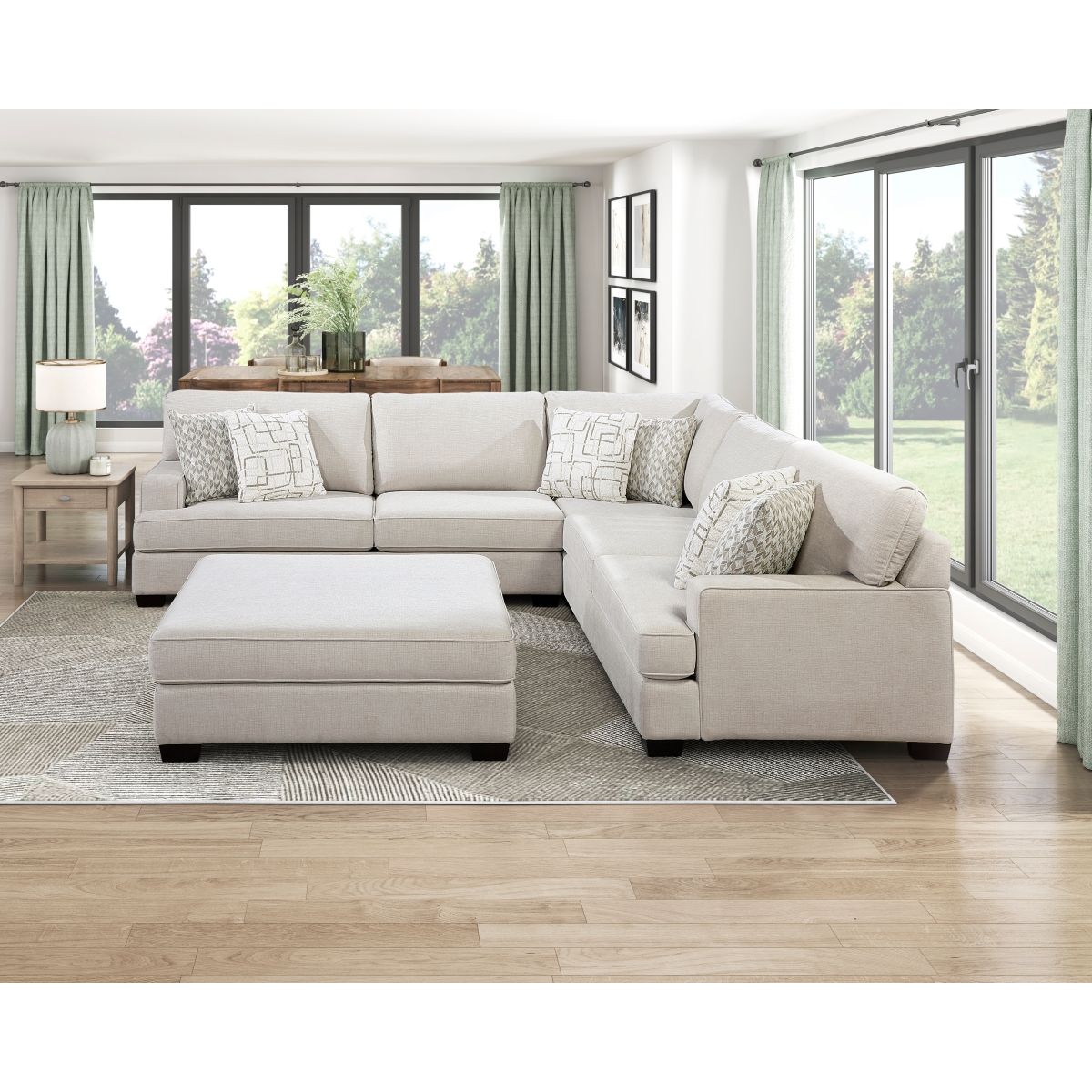 Livia - Ottoman - Beige