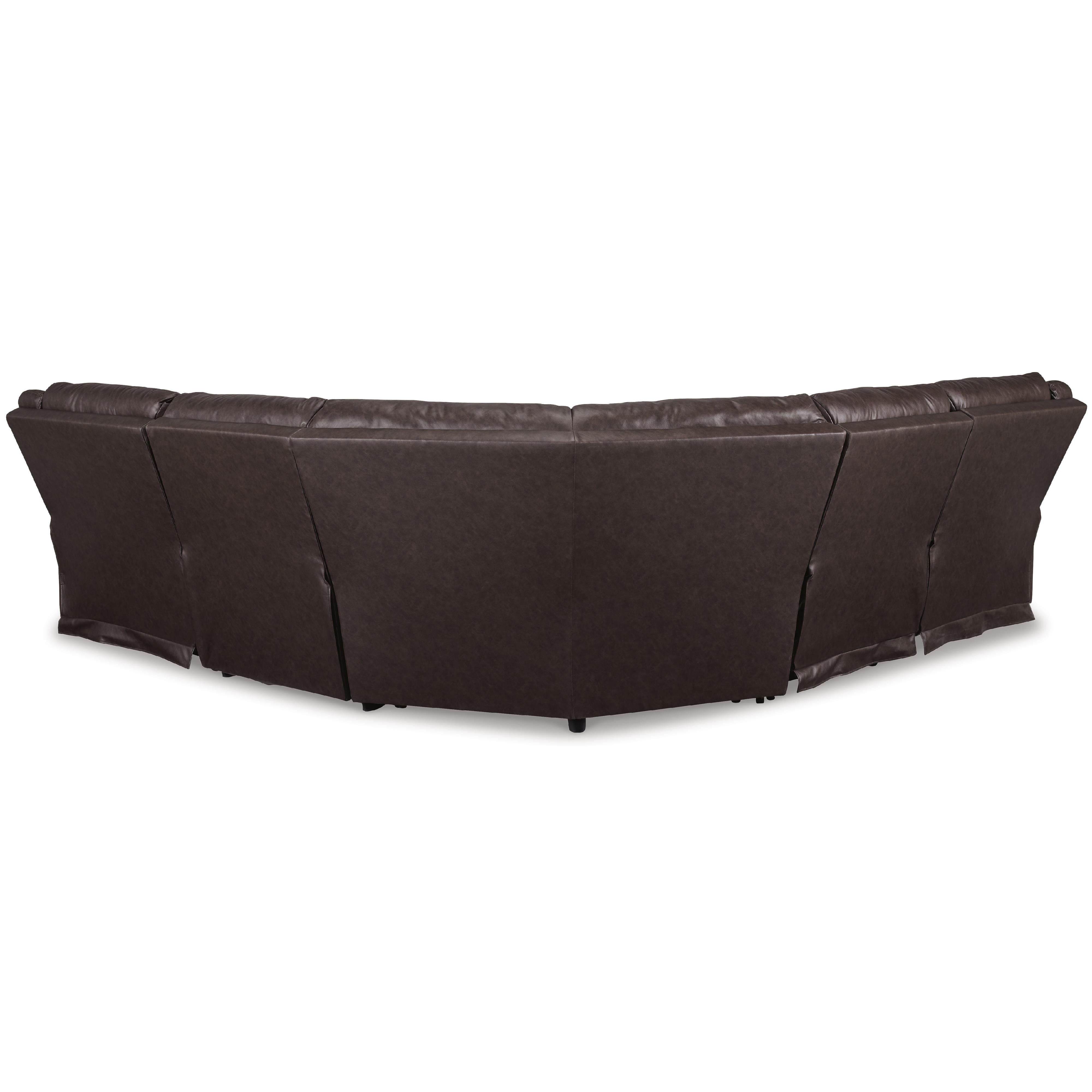 Signature Design by Ashley Punch Up Power Reclining Leather Look 5 pc Sectional 4270258/4270231/4270277/4270246/4270262 IMAGE 2