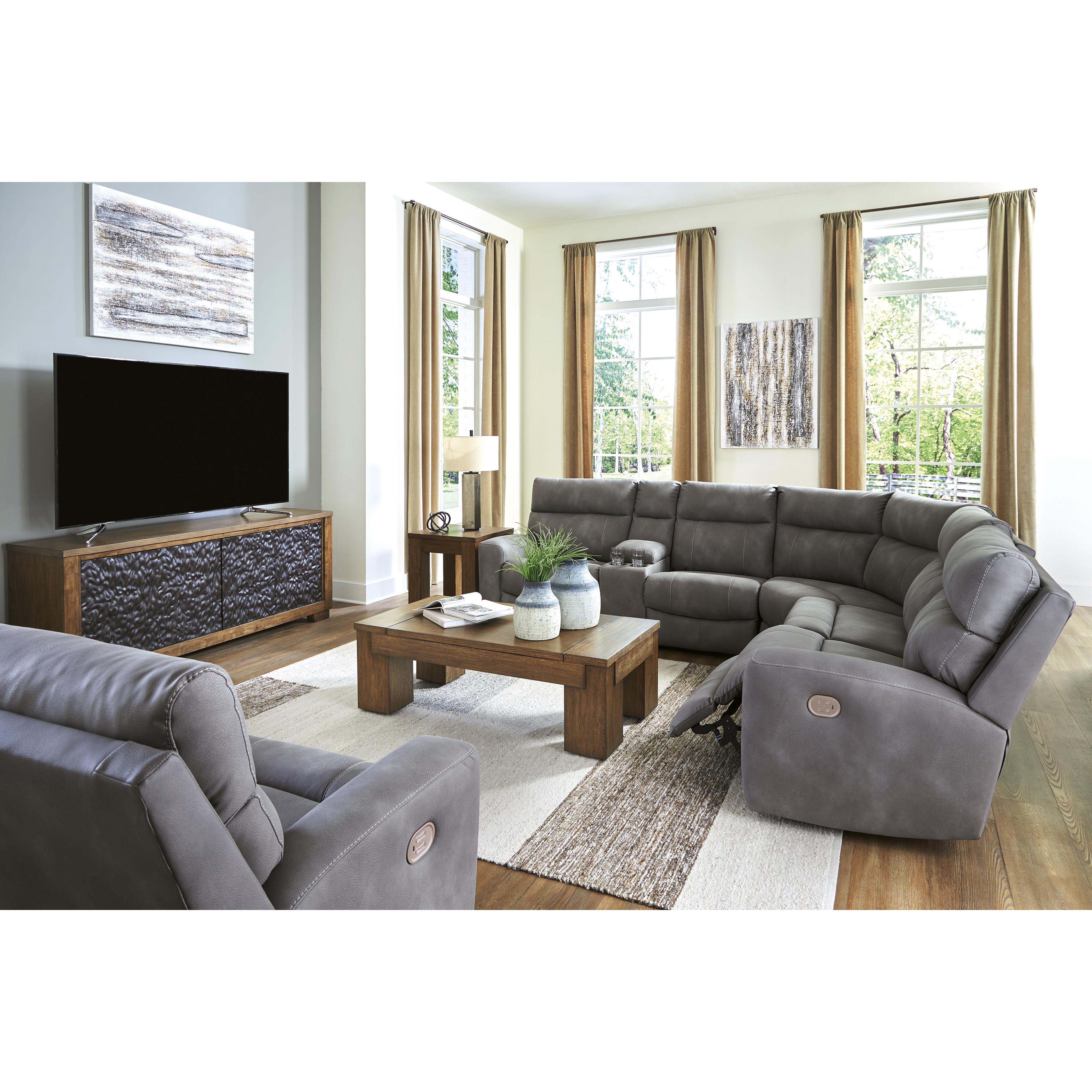 Signature Design by Ashley Next-Gen DuraPella Power Reclining Leather Look 6 pc Sectional 6100358/6100357/6100331/6100377/6100346/6100362 IMAGE 10