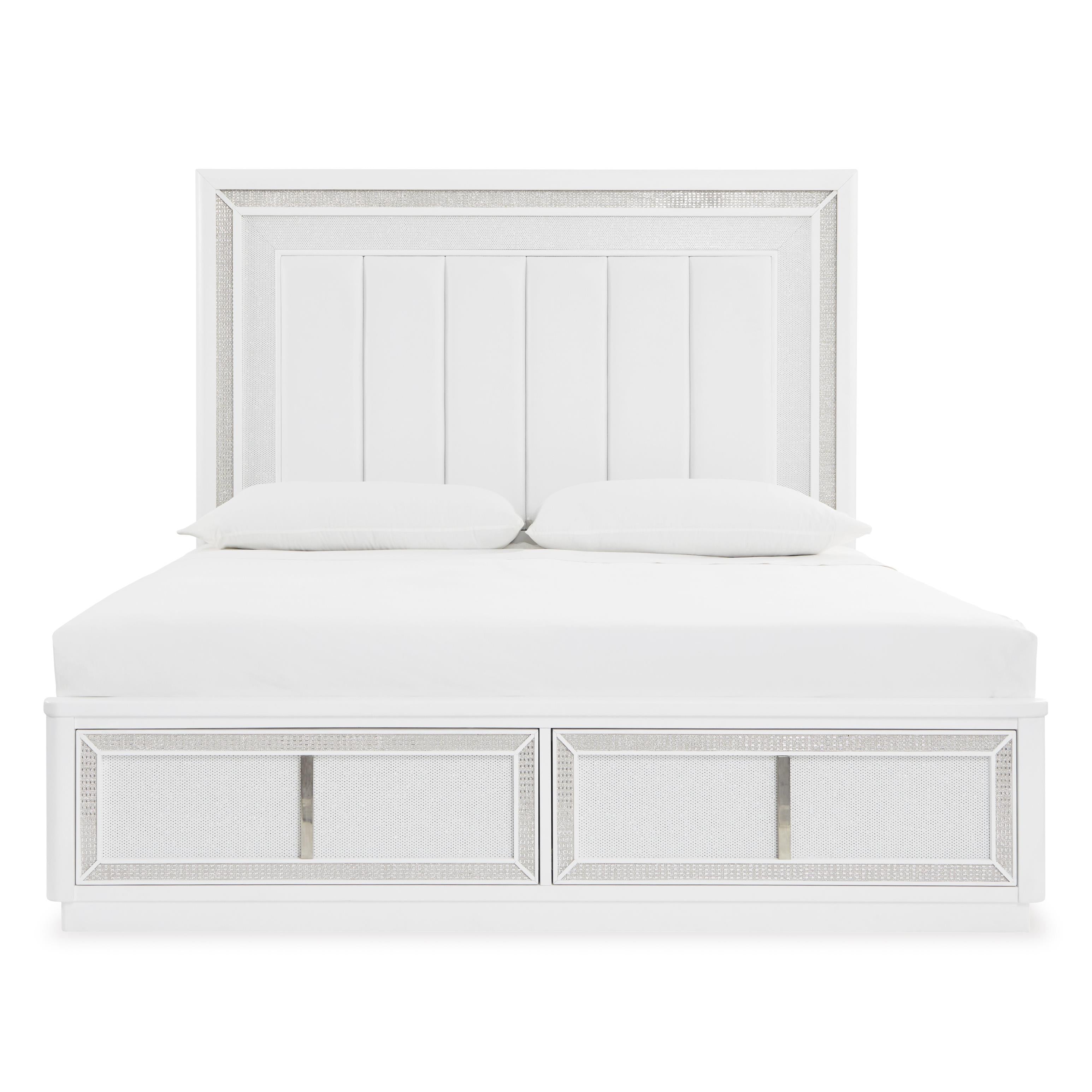 Signature Design by Ashley Chalanna California King Upholstered Bed with Storage B822-58/B822-56S/B822-94 IMAGE 3