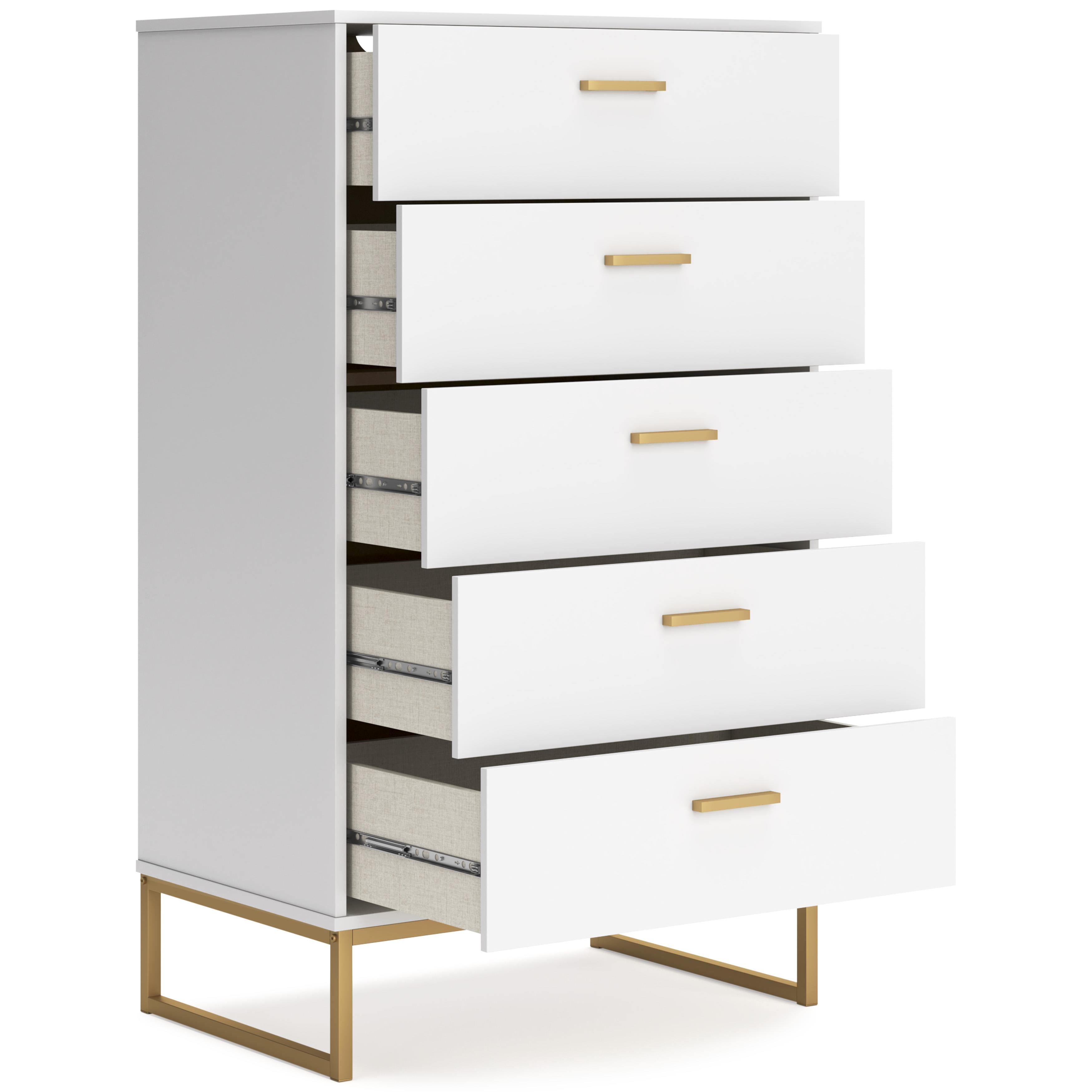 Diamond Modern Furniture Exclusive Design Socalle 5-Drawer Chest EB1867-245 IMAGE 2