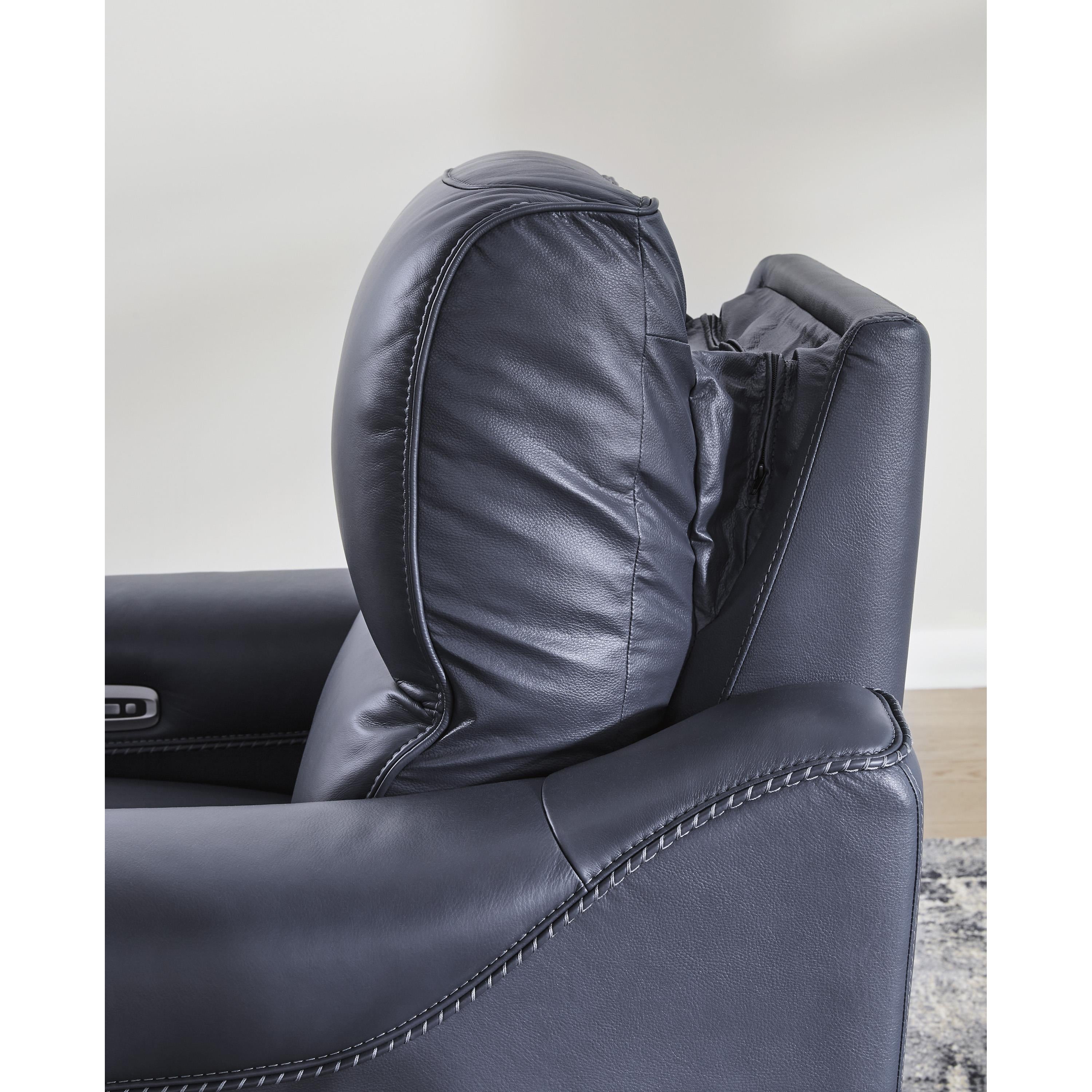 Signature Design by Ashley Mercomatic Power Reclining Leather Match Sofa U7531115 IMAGE 7
