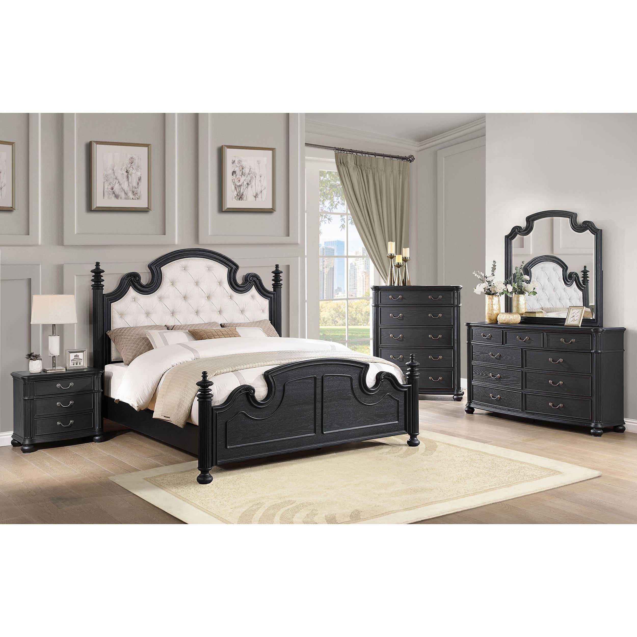 Diamond Modern Furniture COA Celina Dresser Mirror 224764 IMAGE 4