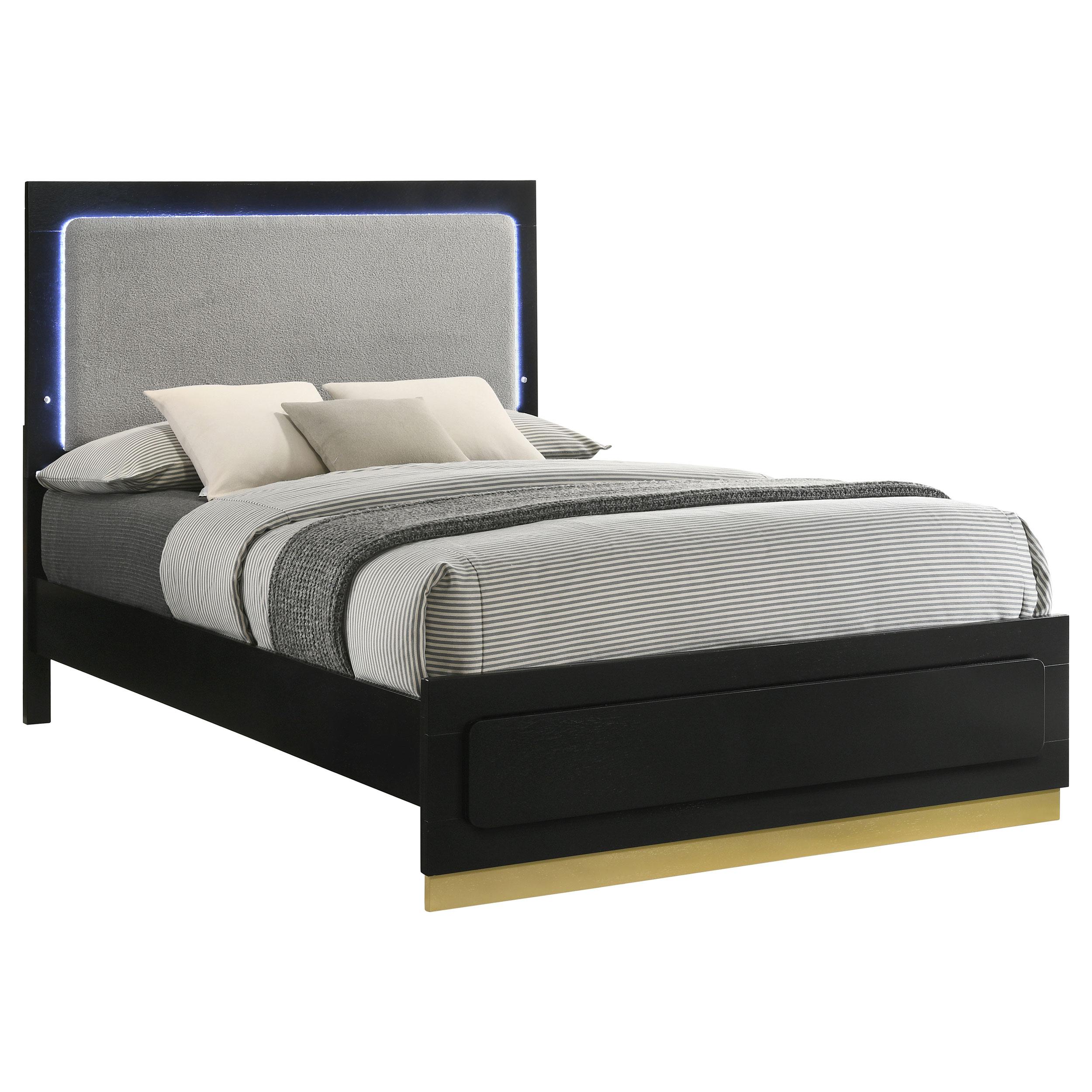 Coaster Furniture Caraway King Upholstered Panel Bed 224781KE IMAGE 4