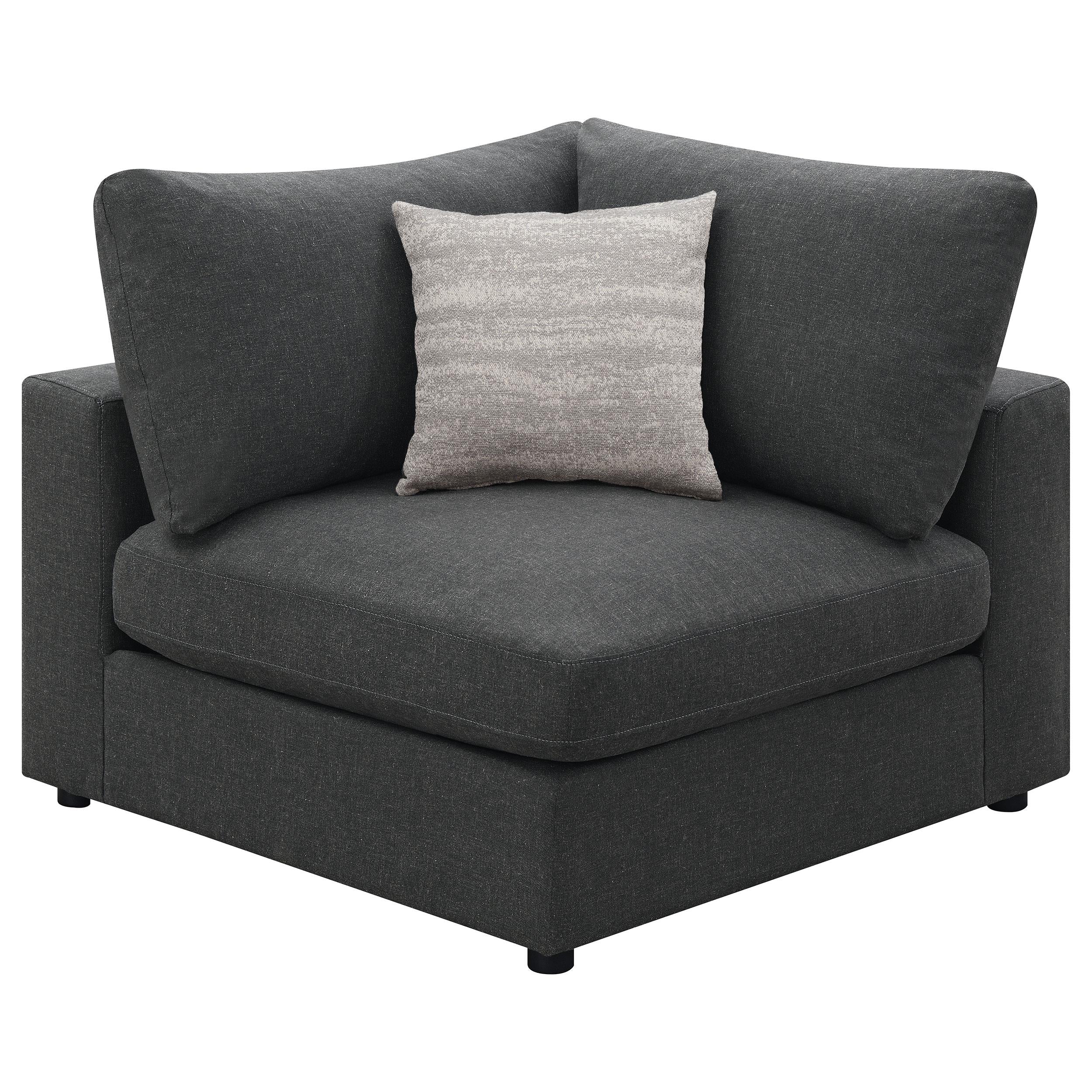 Diamond Modern Furniture COA Serene Fabric 4 pc Sectional 551324-SETB IMAGE 7