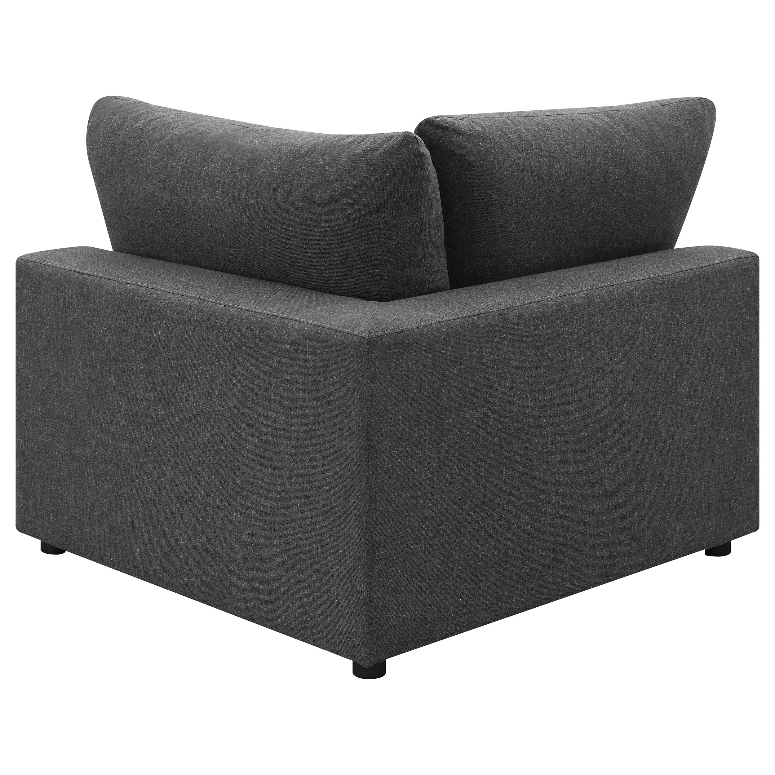Diamond Modern Furniture COA Serene Fabric 4 pc Sectional 551324-SETB IMAGE 8