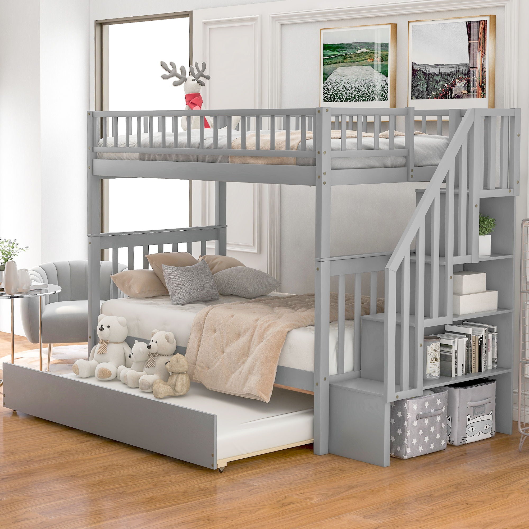 Bunk Bed & Staircase