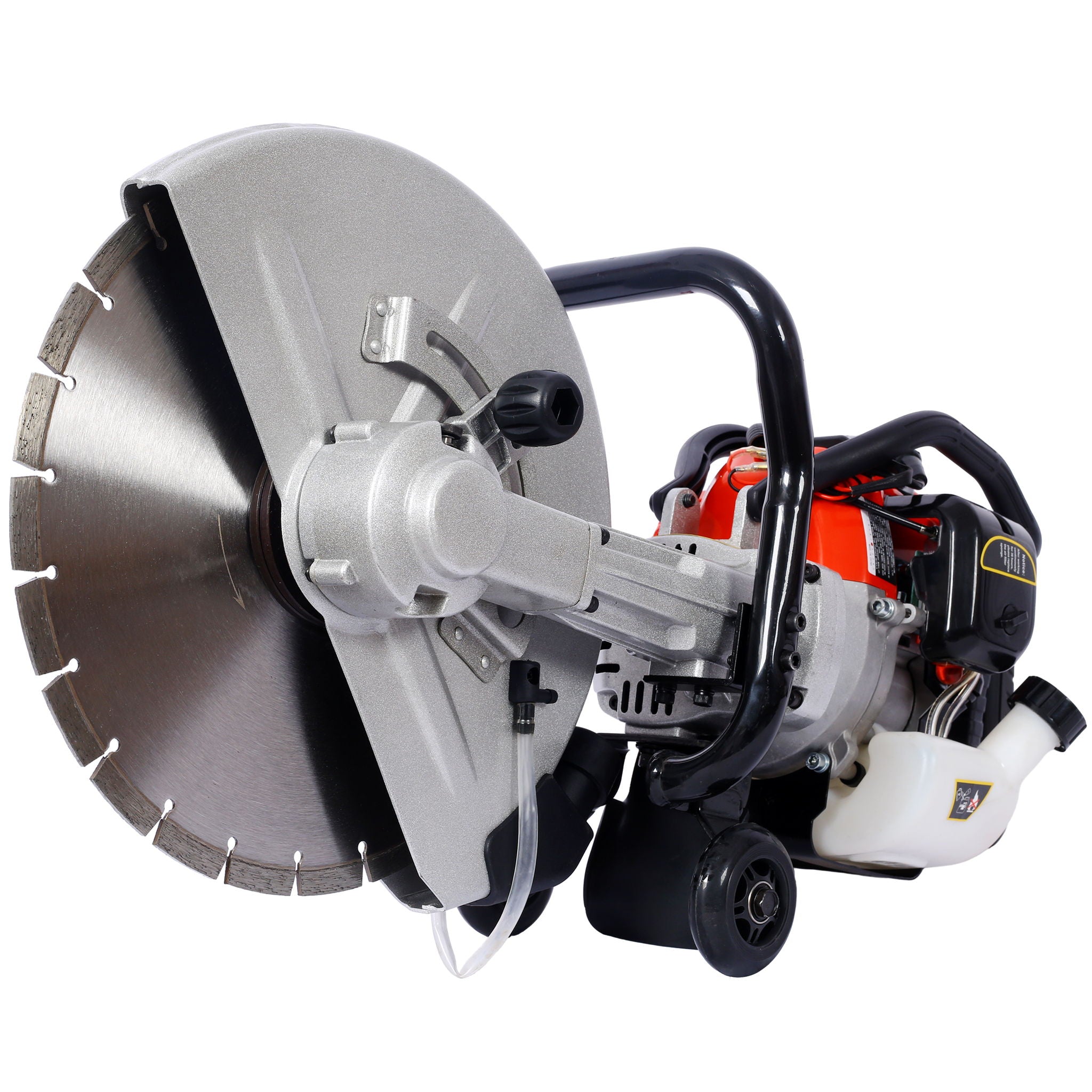Industrial 52Cc 2 Stroke Gas Powered Concrete Cut Off Saw With Blade Steel - Red