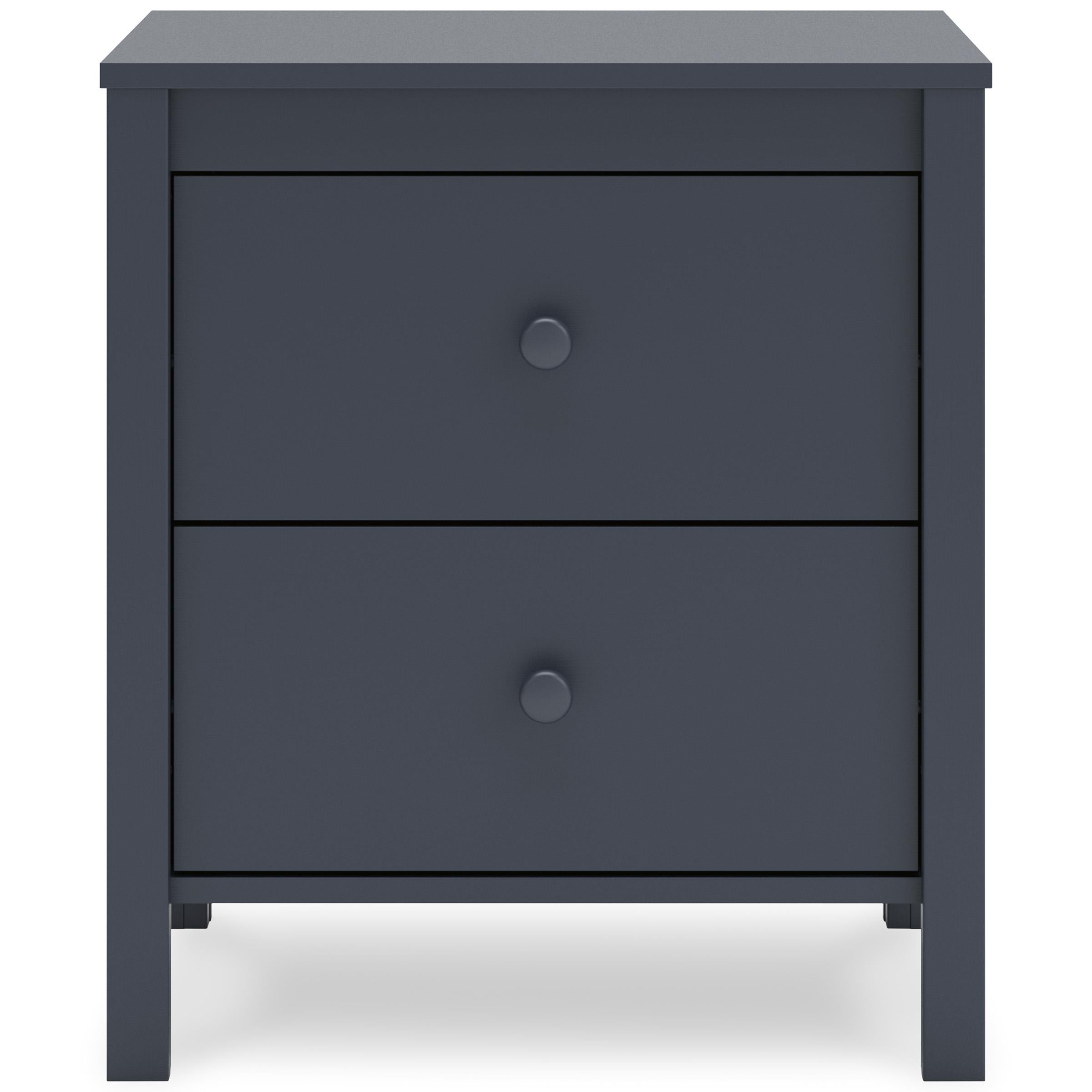 Diamond Modern Furniture Exclusive Design Simmenfort 2-Drawer Nightstand EB1528-292 IMAGE 3
