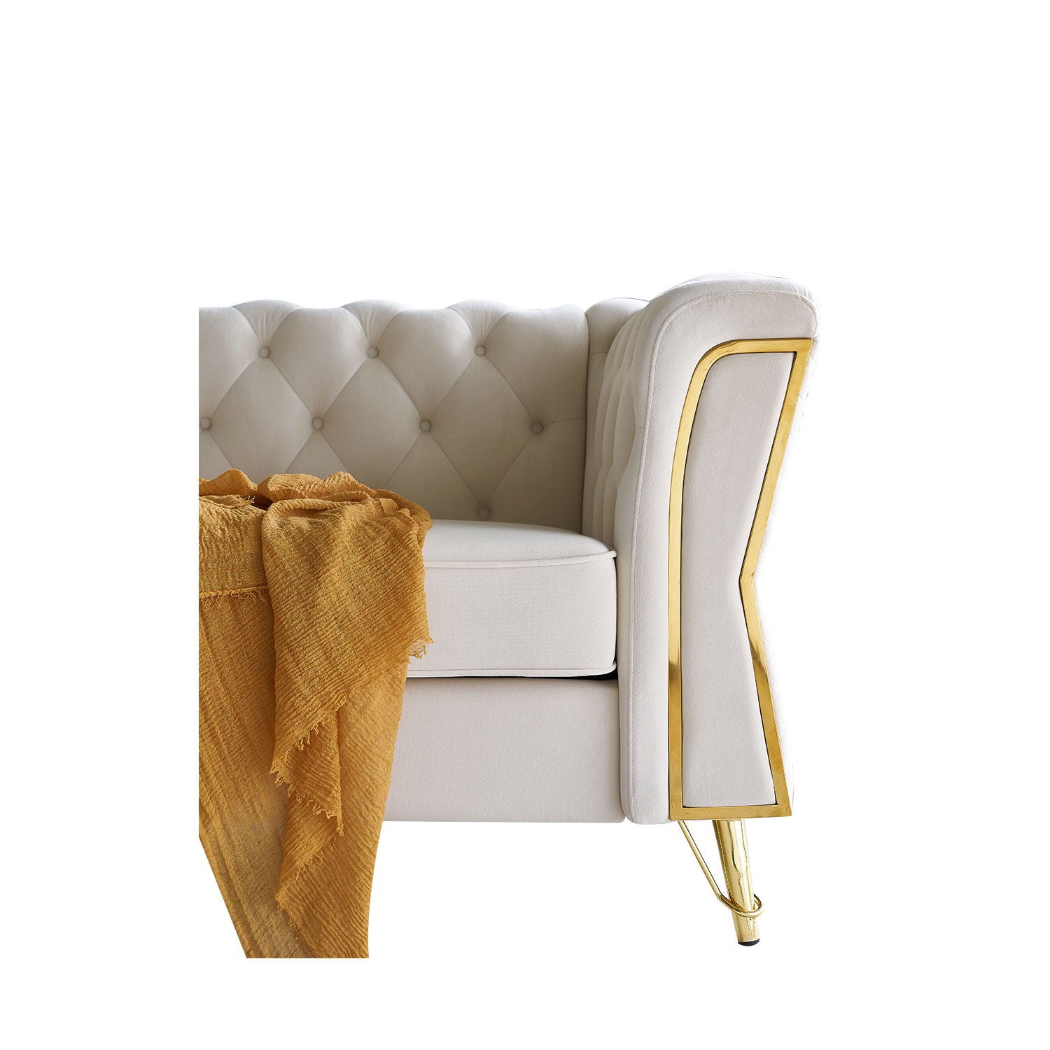 Modern Tufted Sofa For Living Room