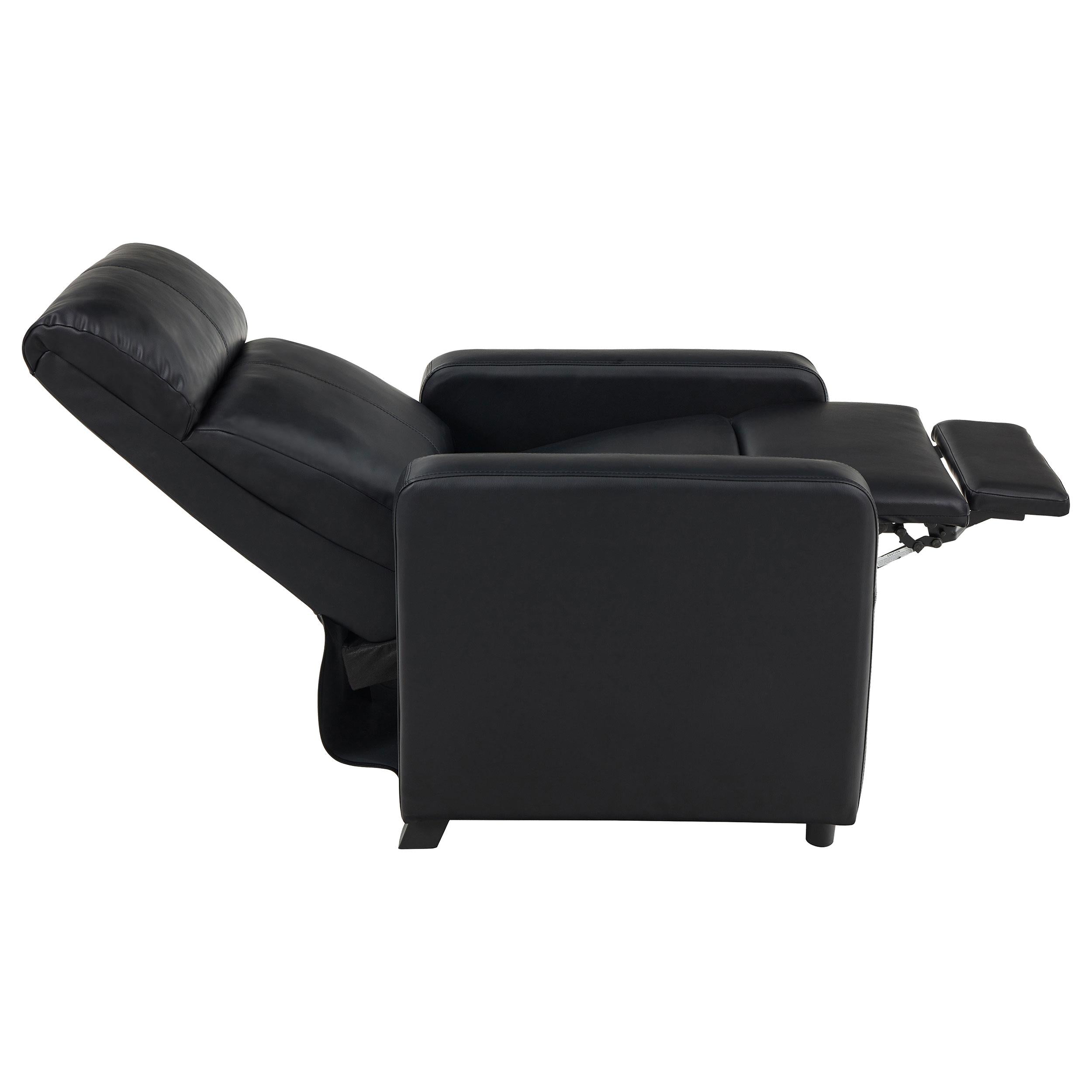 Diamond Modern Furniture COA Toohey Leather Look Reclining Home Theater Seating with Wall Hugger 600181-S4A IMAGE 9