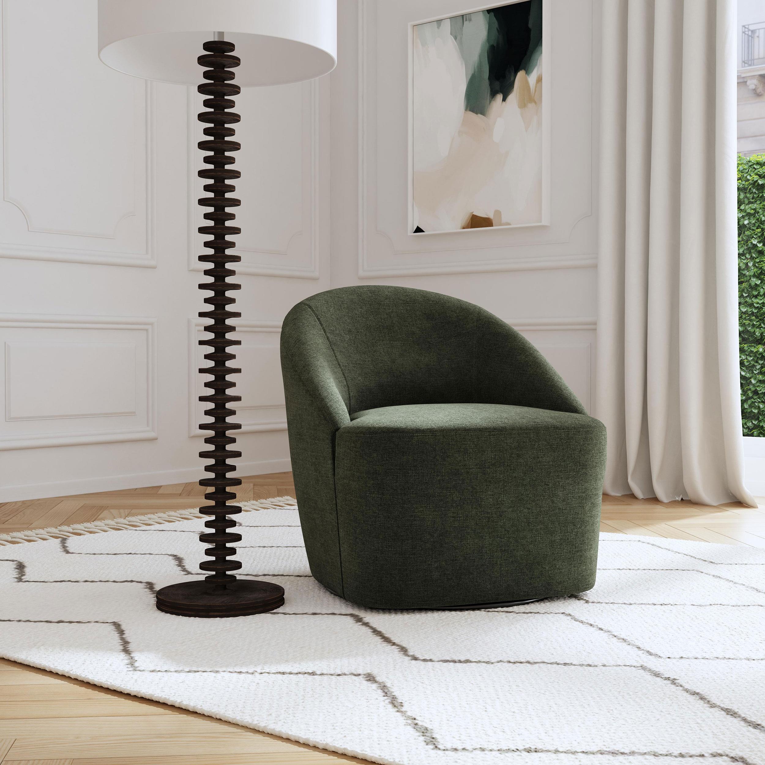 Diamond Modern Furniture COA Leon Swivel Fabric Accent Chair 903075 IMAGE 9