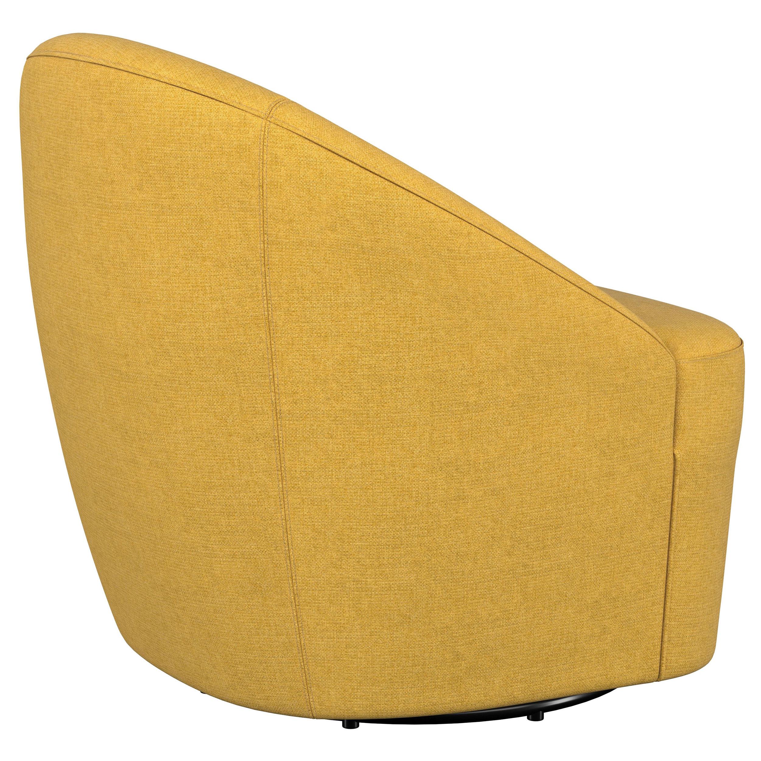 Diamond Modern Furniture COA Leon Swivel Fabric Accent Chair 903076 IMAGE 7