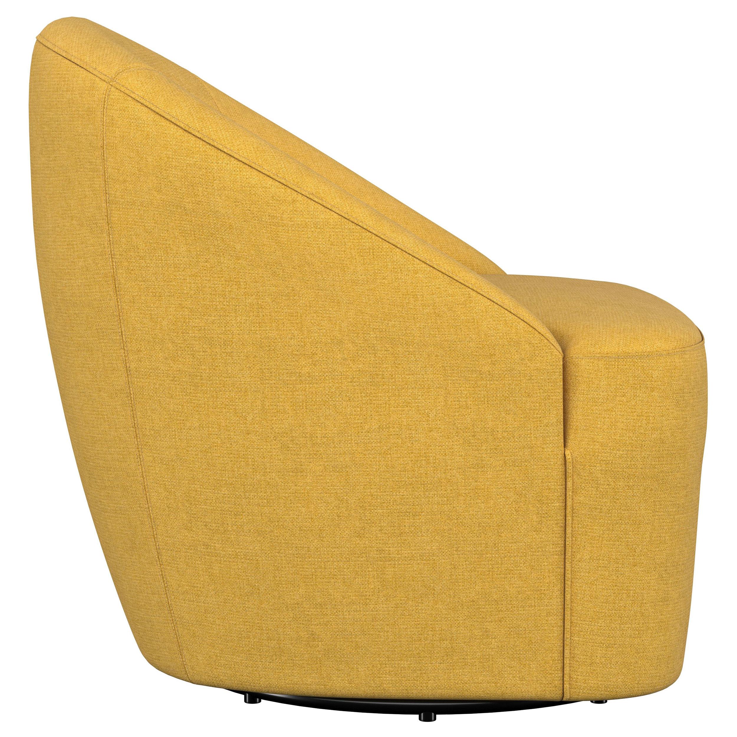 Diamond Modern Furniture COA Leon Swivel Fabric Accent Chair 903076 IMAGE 8