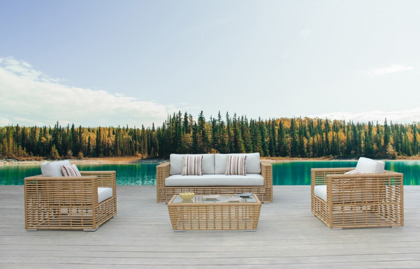 Renava Ko Tao - Outdoor Wicker Coffee Table