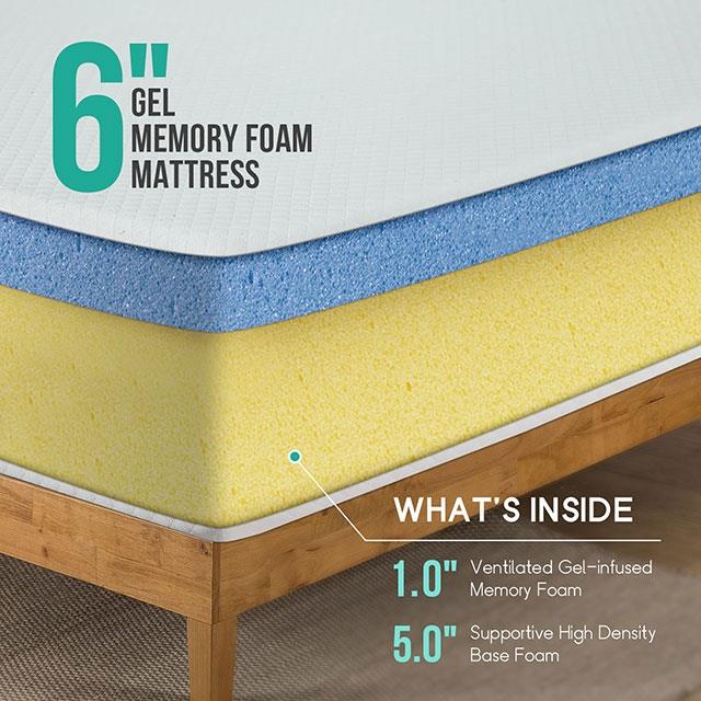 Furniture of America Artemisia DM510-F 6" Full Memory Foam Mattress IMAGE 8