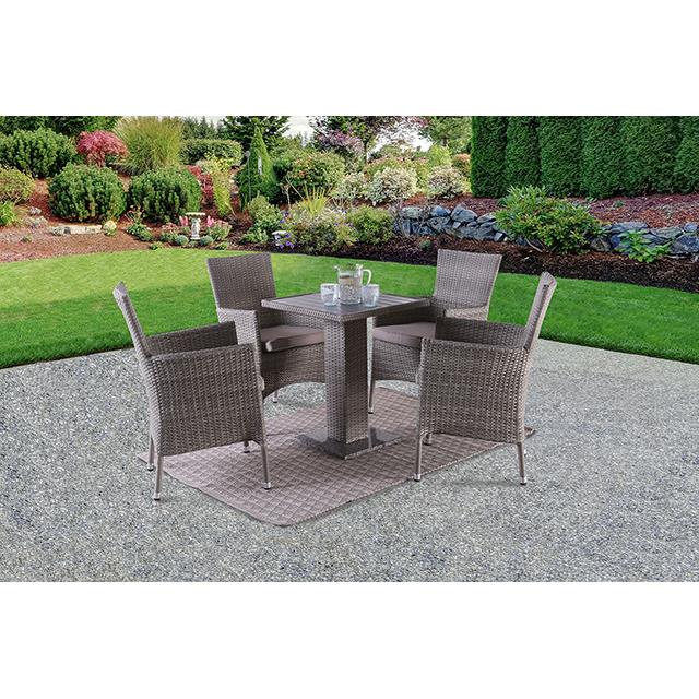 Furniture of America Outdoor Dining Sets 5-Piece FM80004GY-5PC-06GY IMAGE 2