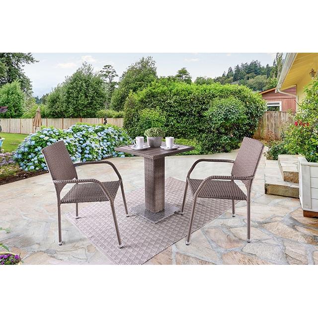 Furniture of America Outdoor Dining Sets 3-Piece FM80004NT-3PC-05NT IMAGE 2