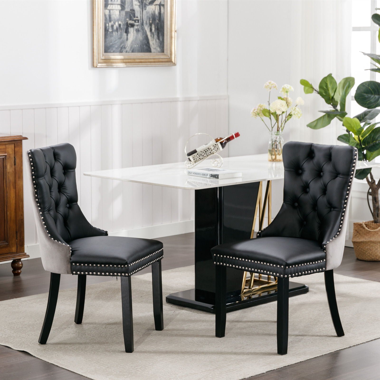 Nikki - Modern Upholstered Dining Chair (Set of 2)
