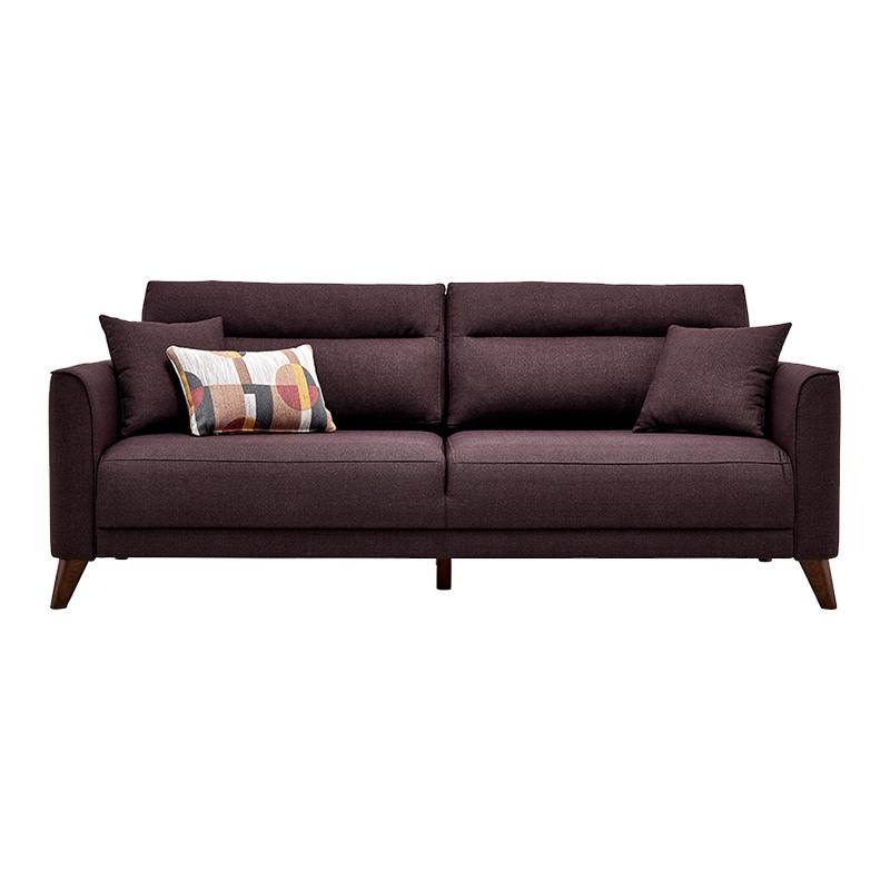 Enza Home Sleepers Sofabeds Alto 3-Seater Sofa Bed with Storage - Brown IMAGE 1