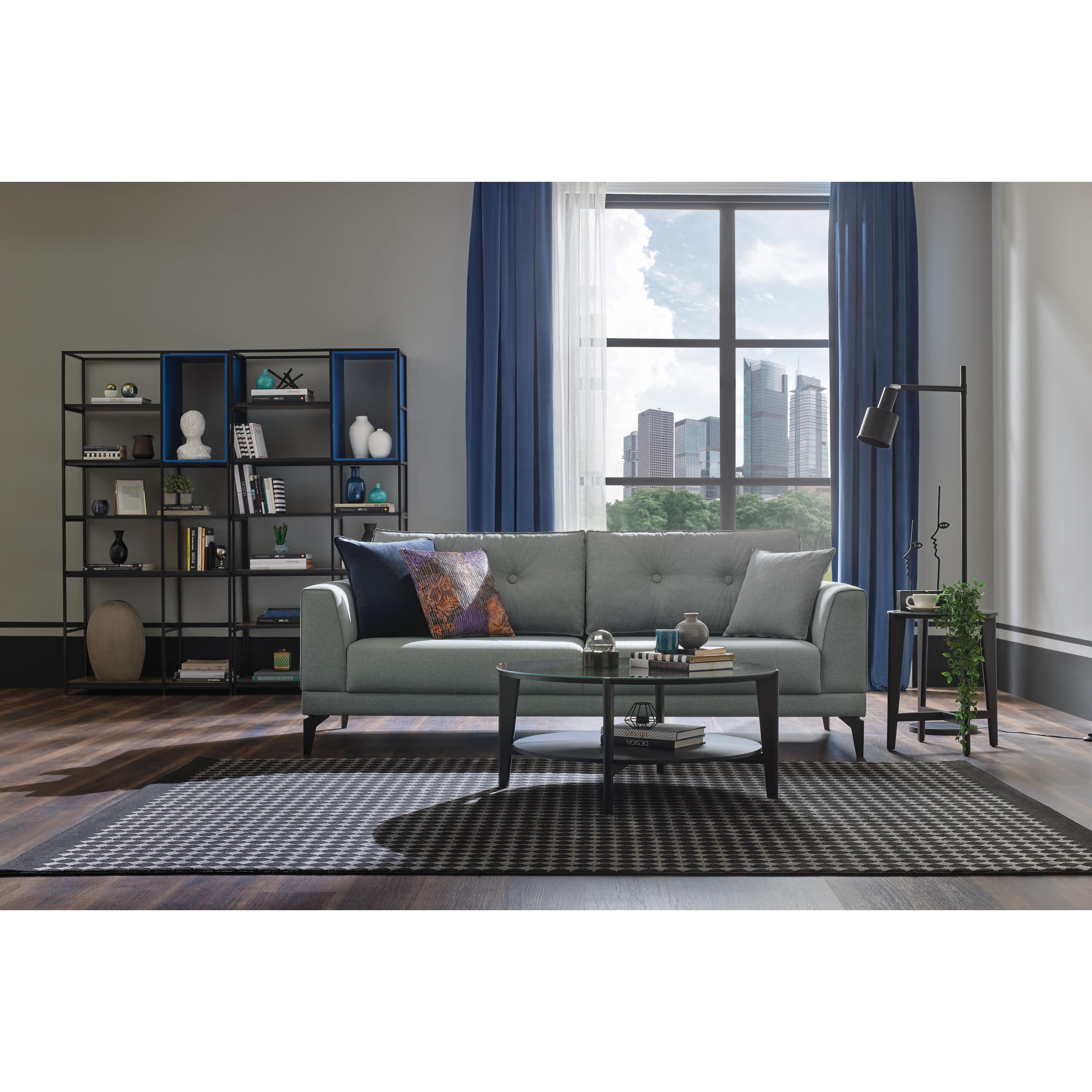 Enza Home Sleepers Sofabeds Cordell 3-Seater Sofa Bed with Storage - Light Grey IMAGE 6
