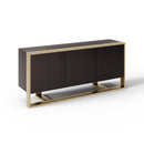Modrest - Modern Fauna Wenge and Brass Buffet