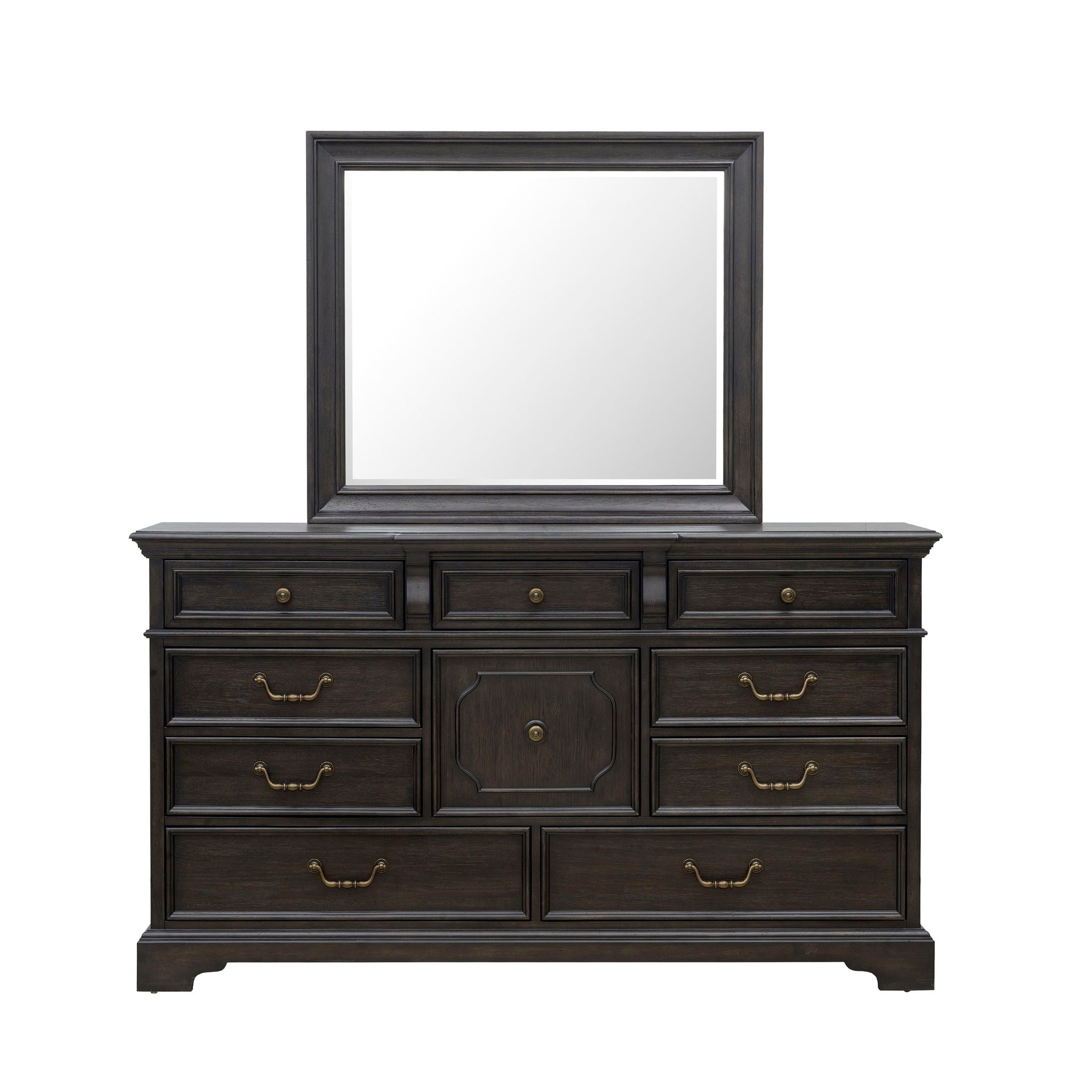 Hickory Creek - Dresser Mirror - Brown