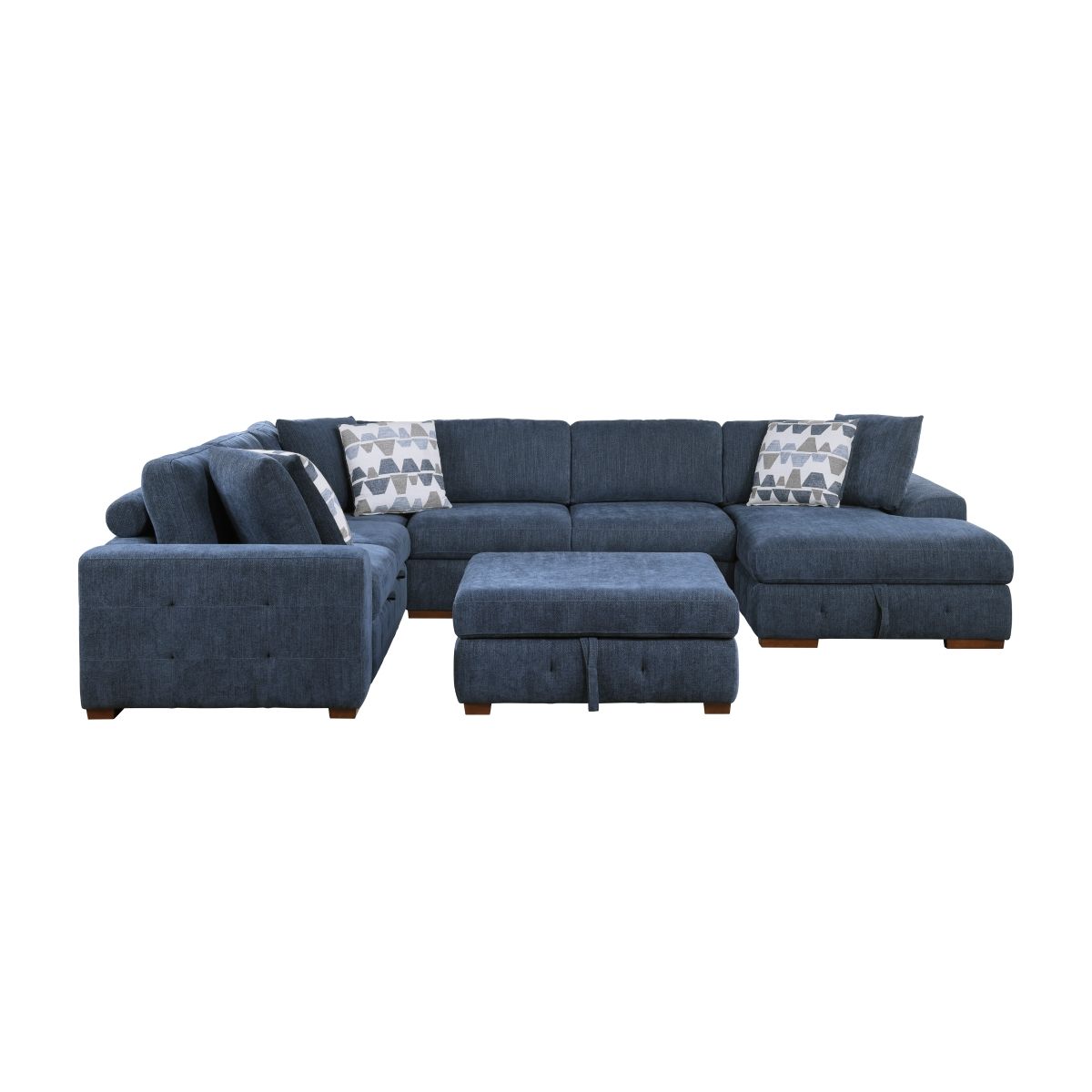 Raife - Sectional With Ottoman