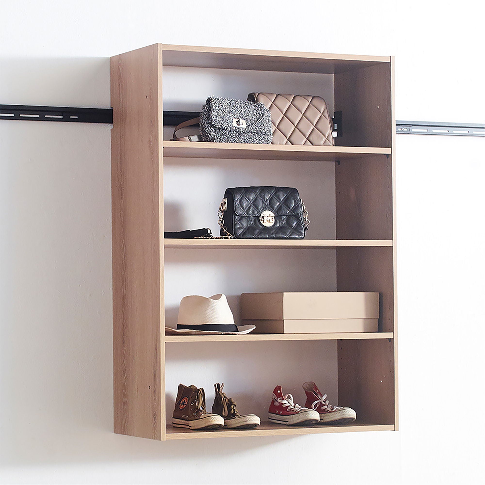 Devi - Wall Mounted Closet System With Modular Units