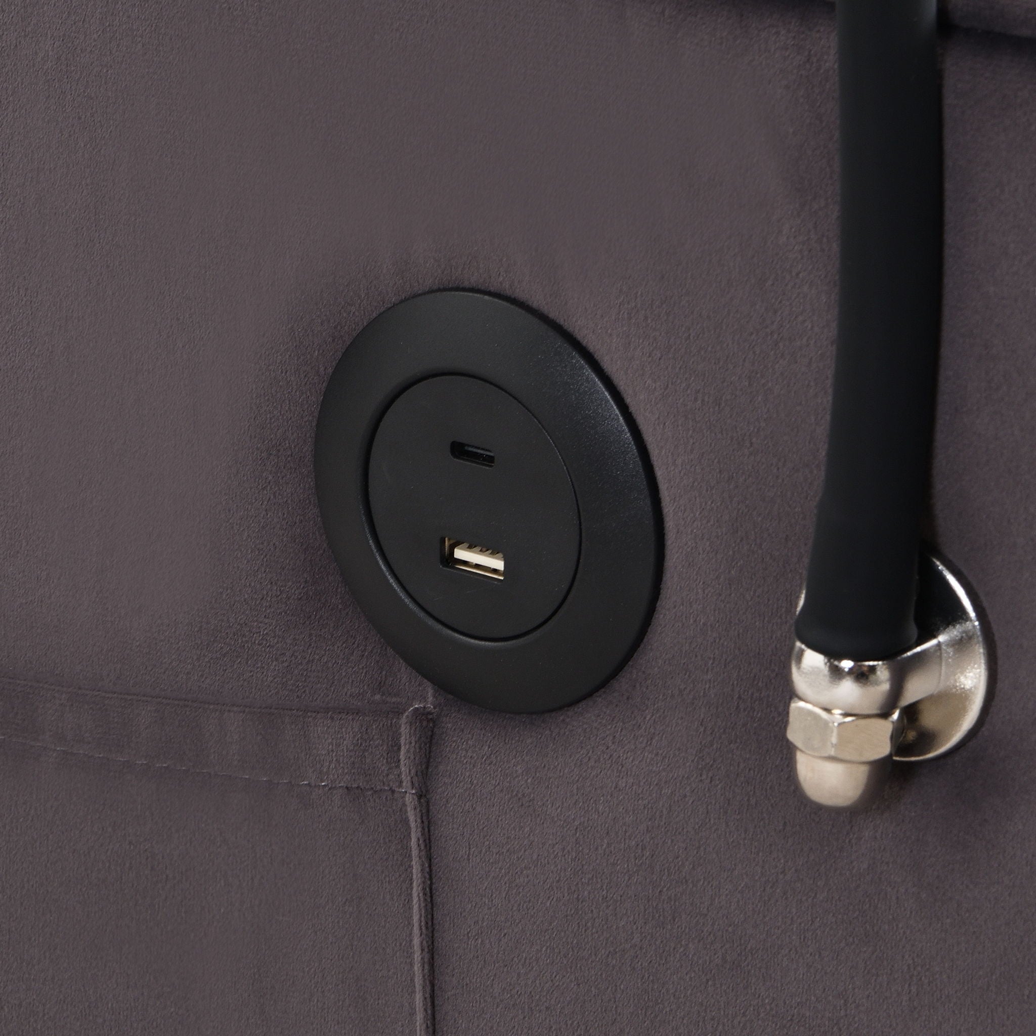 Modern Loveseat Futon Sofa With Pullout Bed, Adjustable Reclining Backrest, Toss Pillows