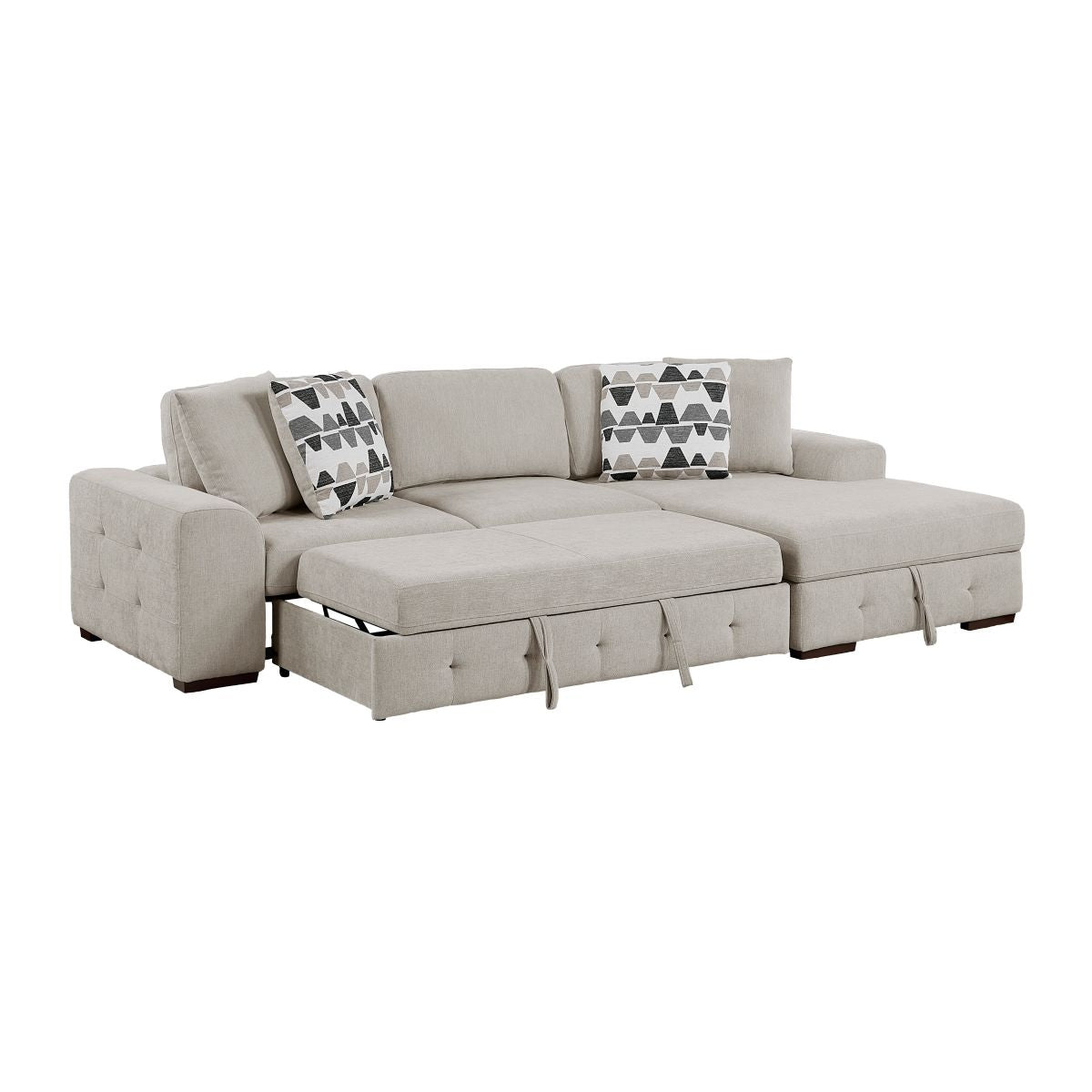 Raife - Sectional With Ottoman