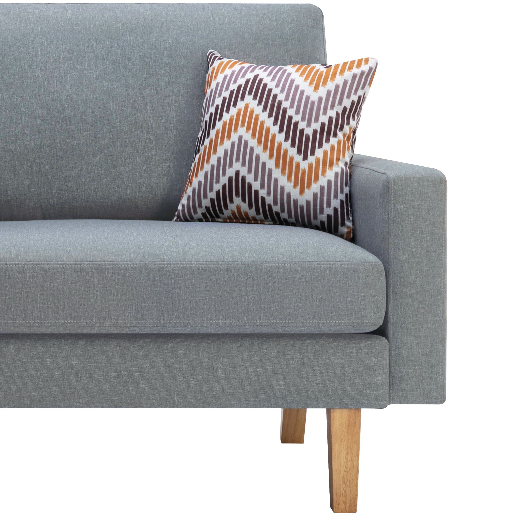 Bahamas - Minimalistic Sofa With 2 Throw Pillows