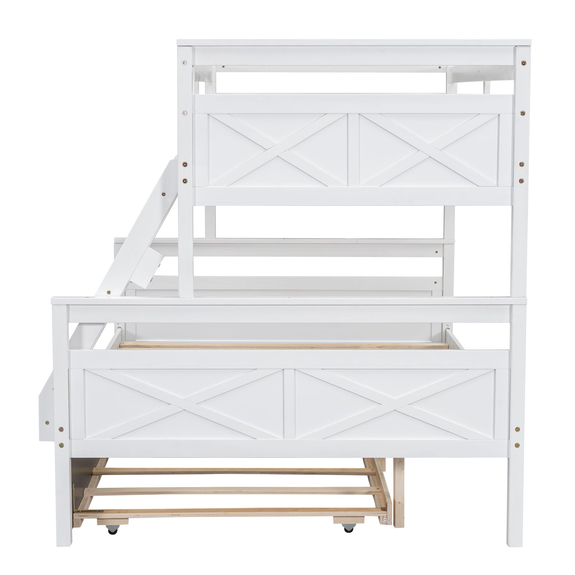 Bunk Bed & Ladder And Safety Guardrail