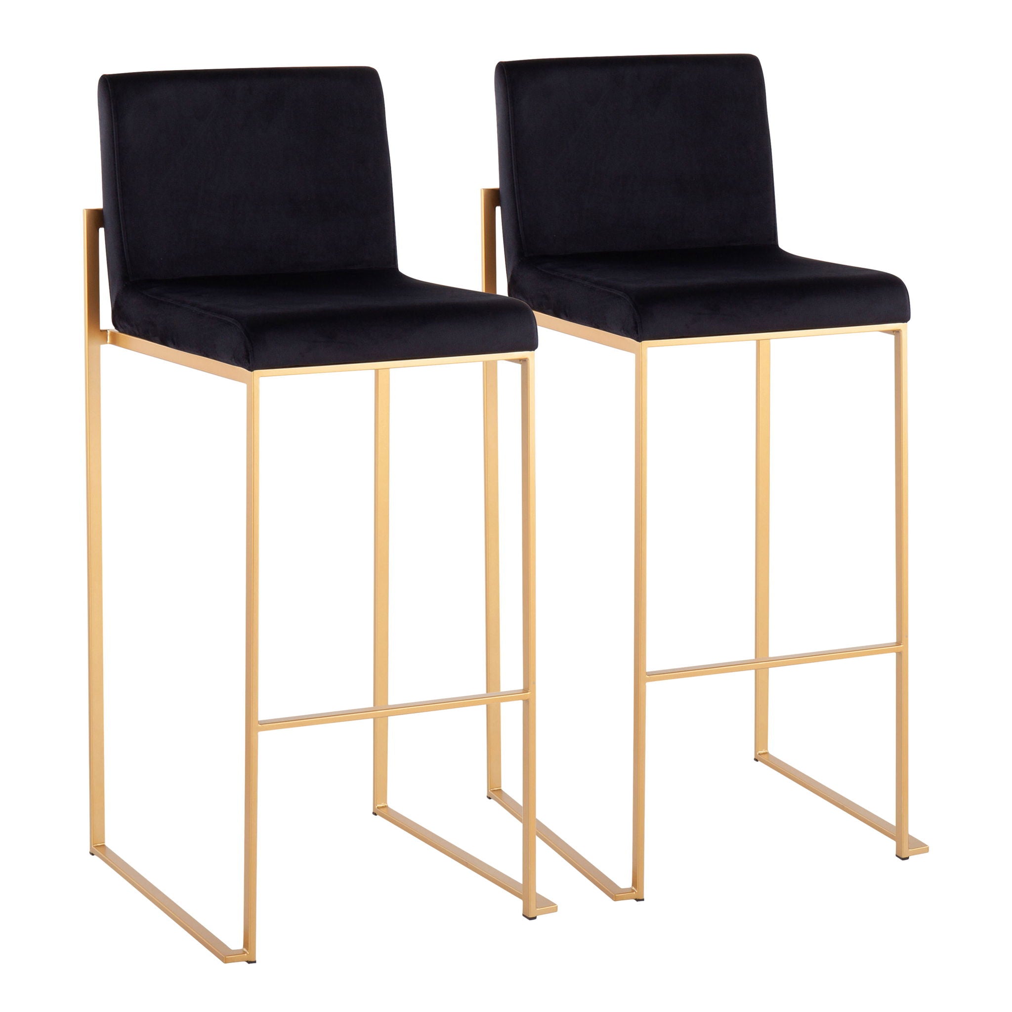 Fuji - Contemporary Design High Back Barstool